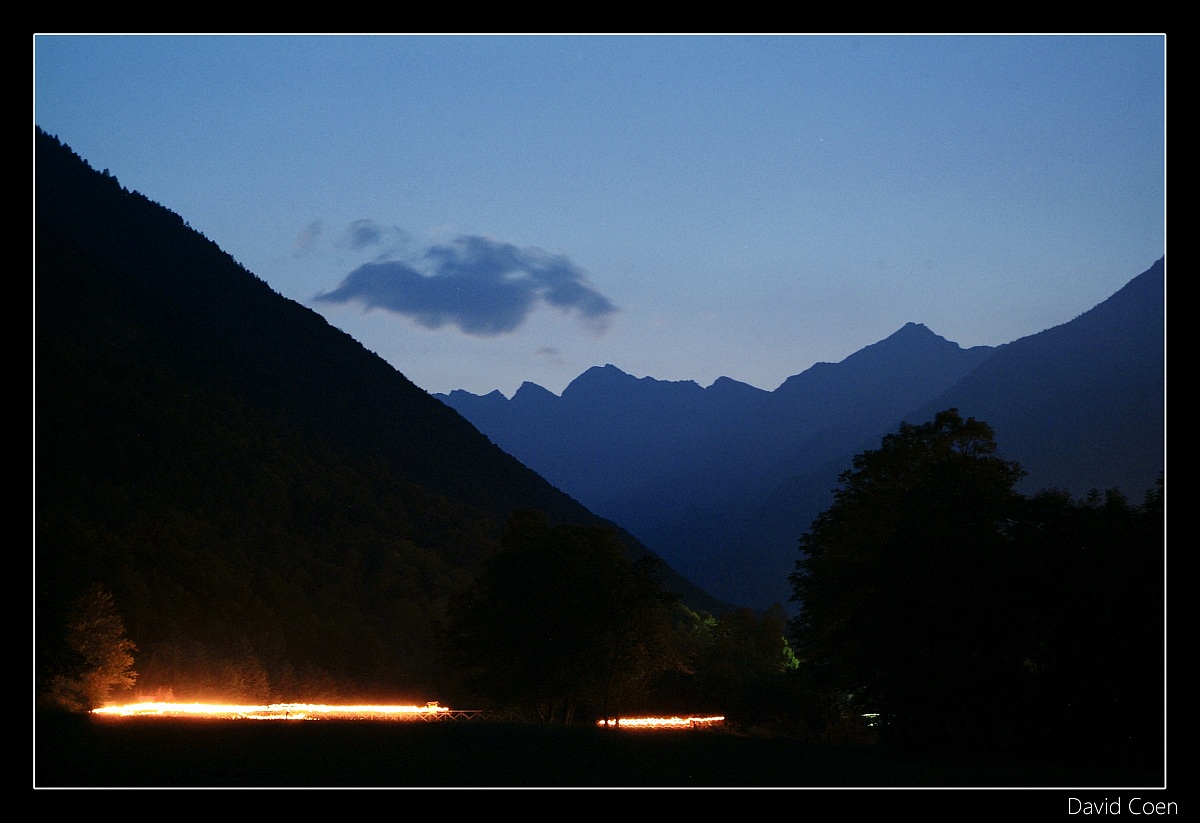 Fiaccolata notturna a Cantoira