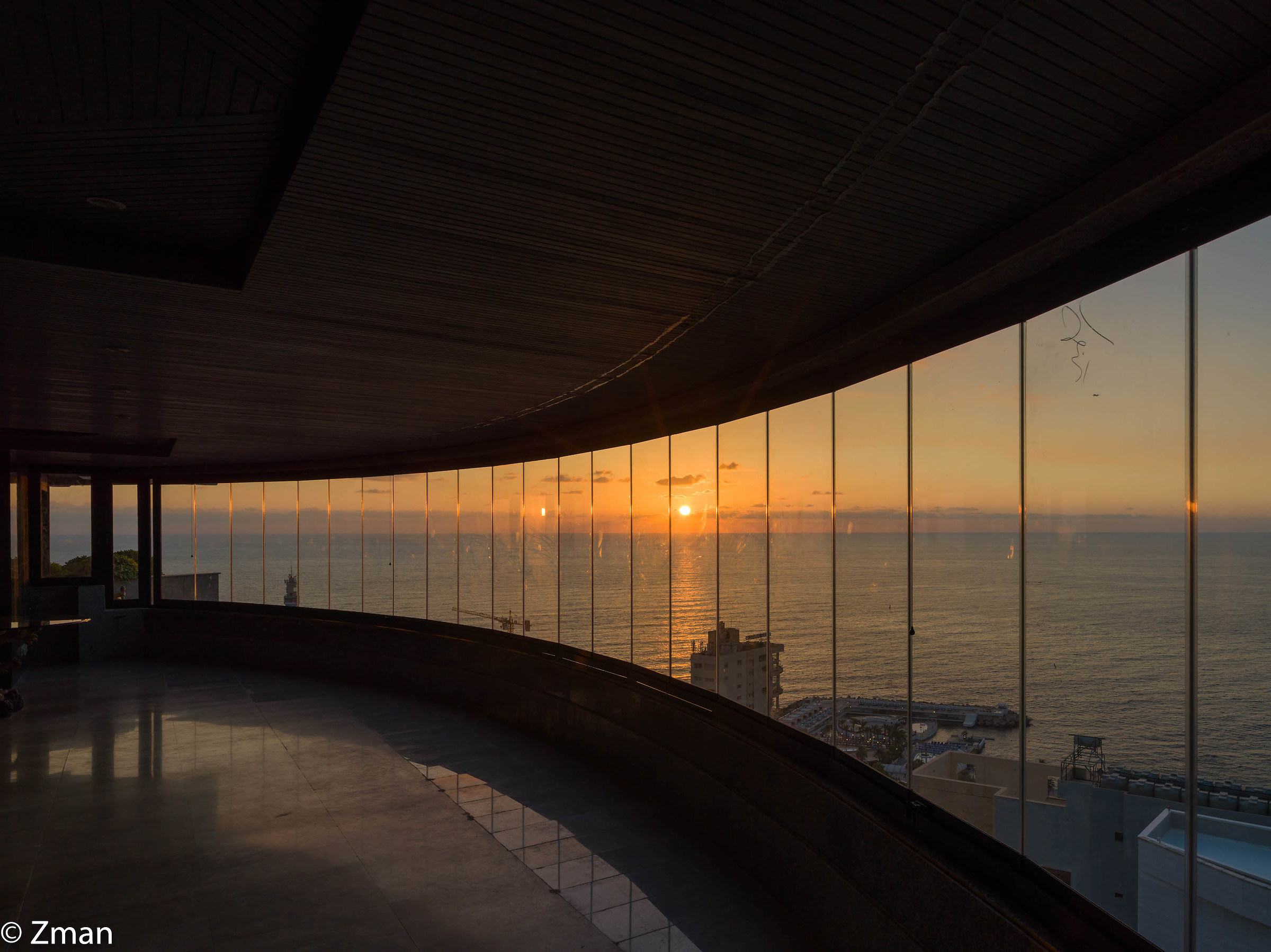 Tramonto dal nostro balcone