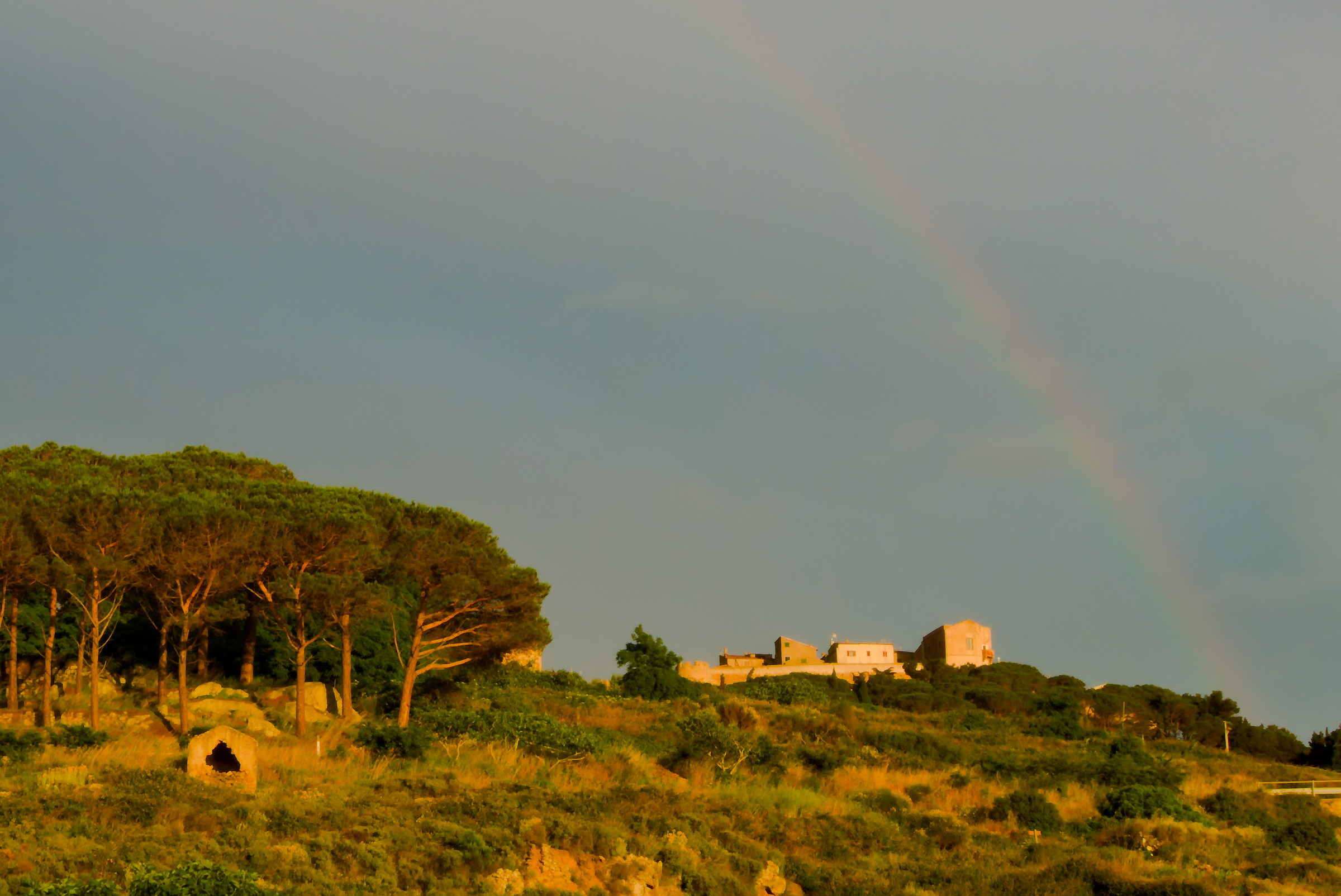 Rainbow on the Castle