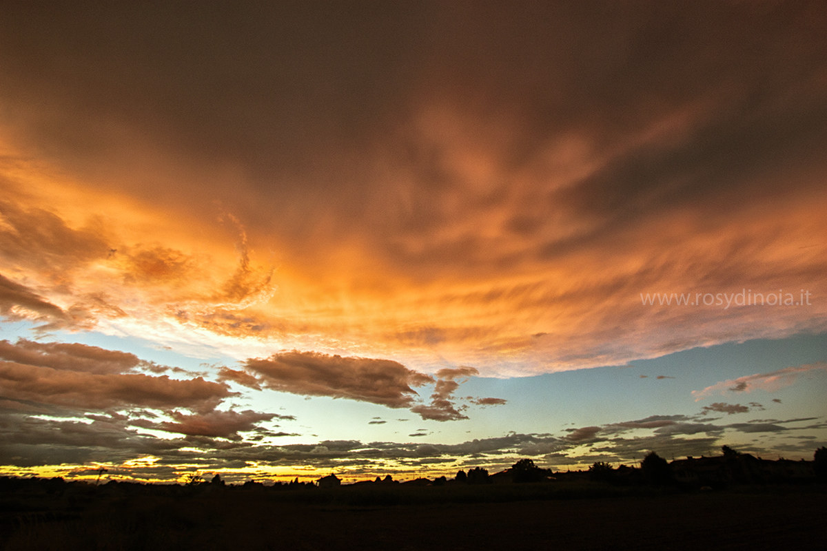 Tramonto in campagna