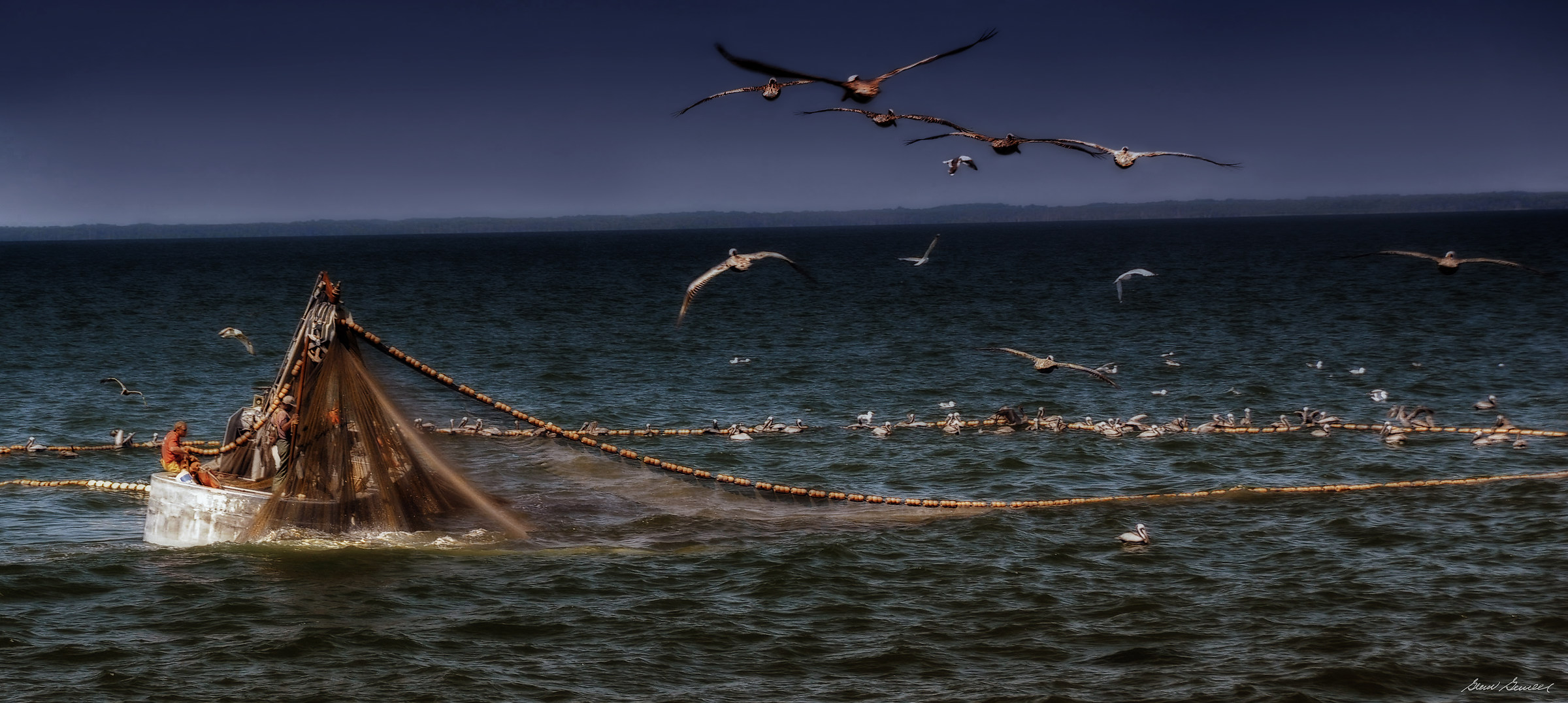 Fishing for Menhaden on Chesapeake Bay