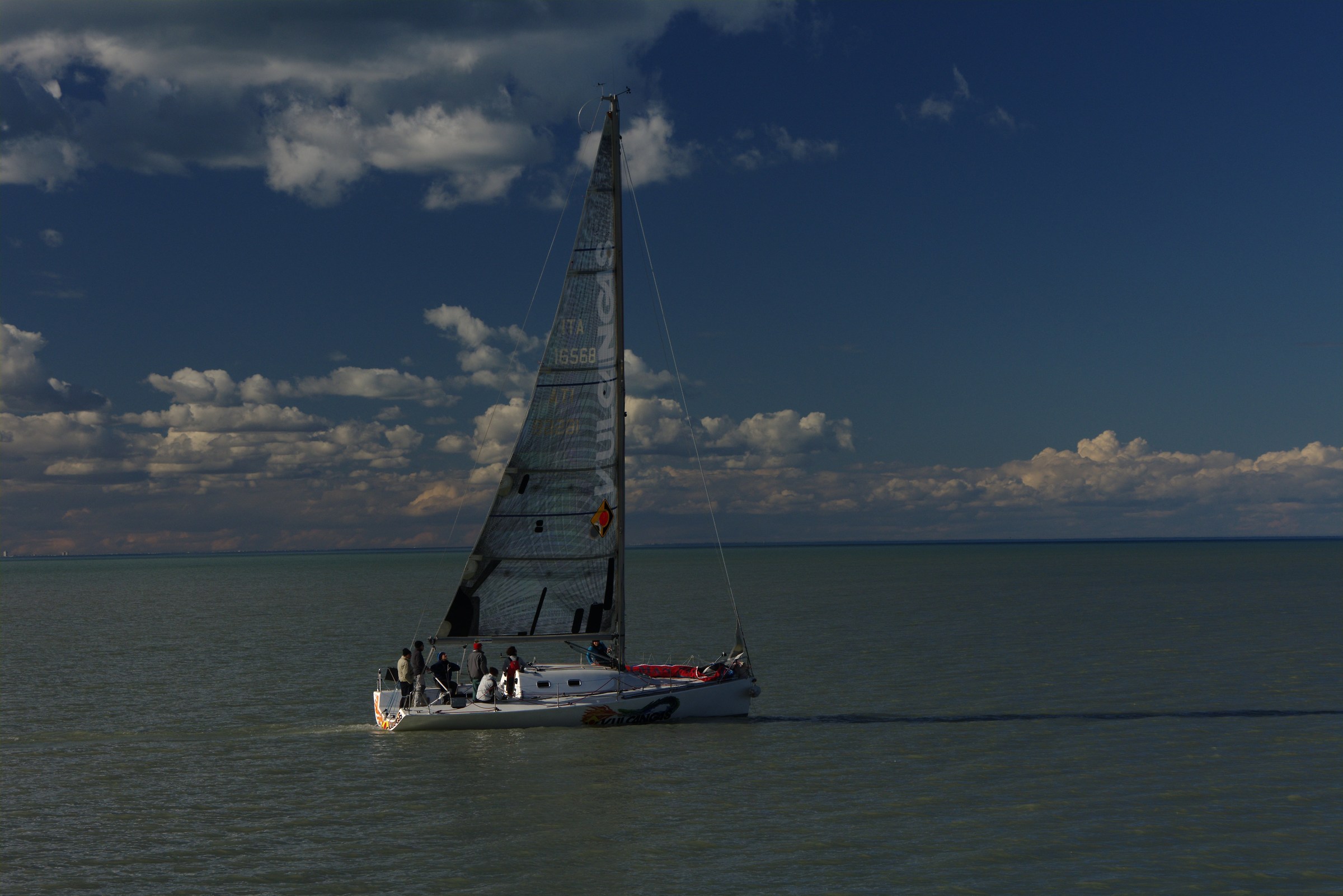 Sailing towards......