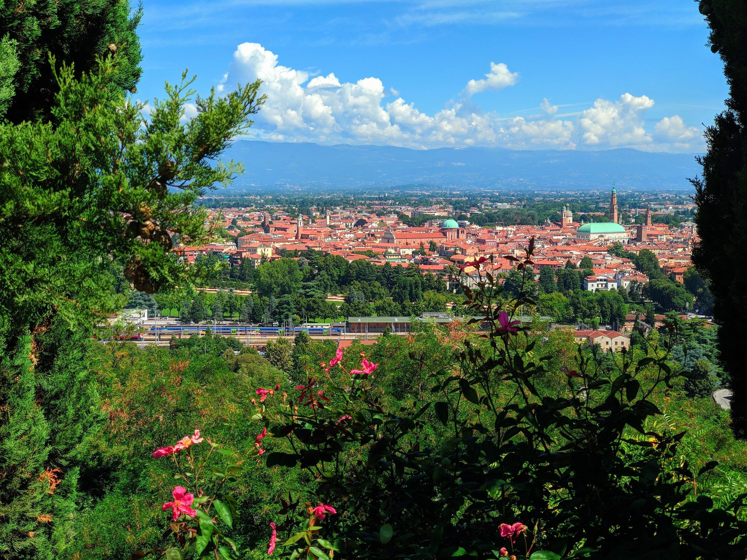 Vicenza from the frame of Monte Berico