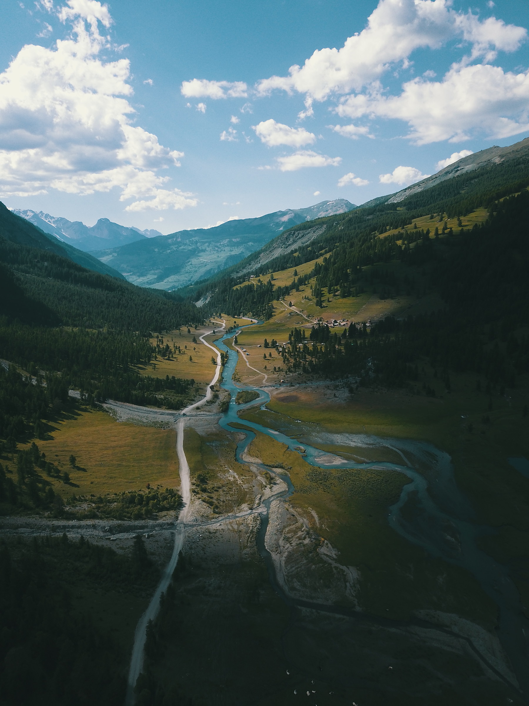 Argentera Valley, wonderful from above.