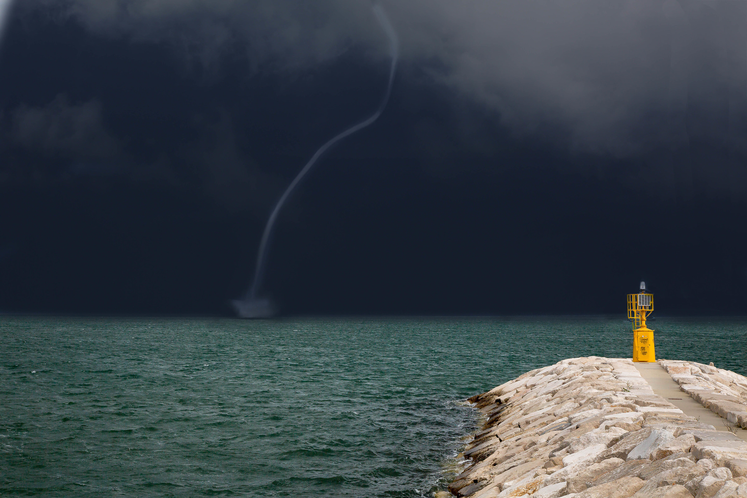 Sea trumpet in Rimini...