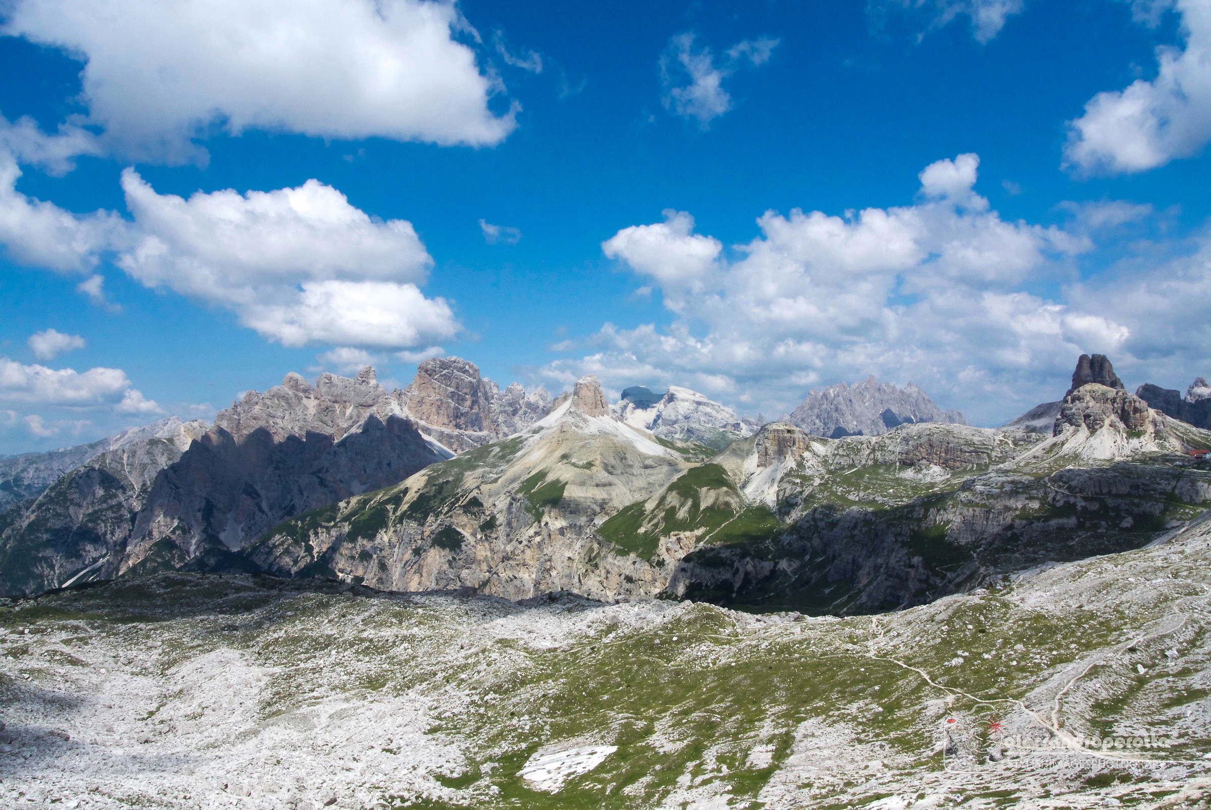 The three Peaks area of Lavaredo