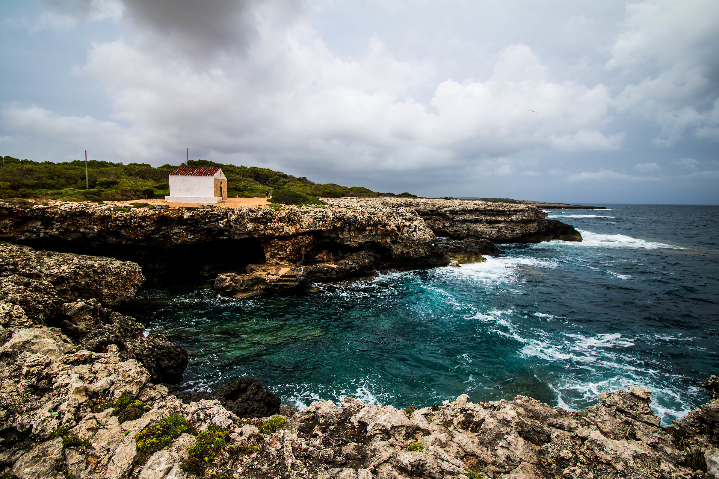 Casa del pescatore sulla scogliera