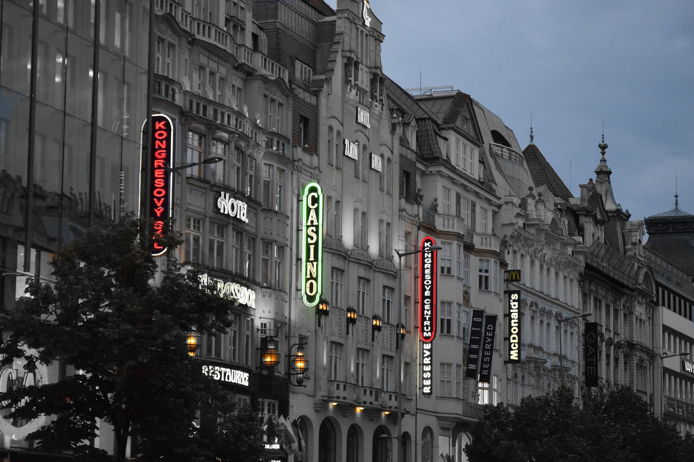 Praga Casino di Notte