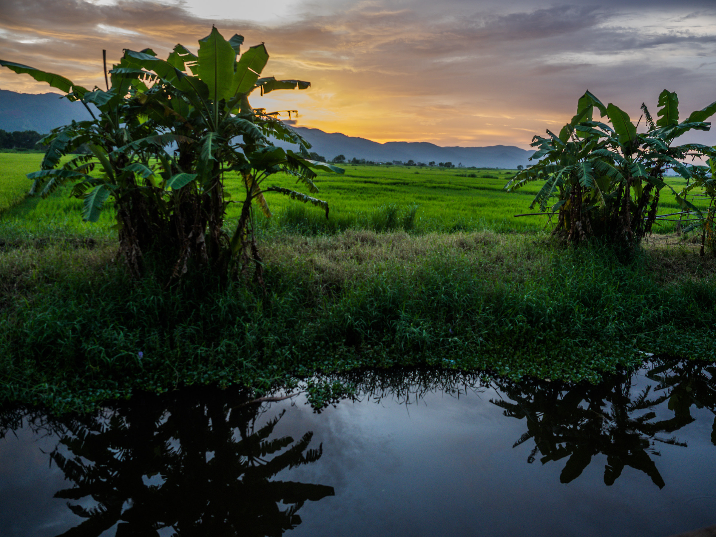 Myanmar, Inle Lake - Sunset