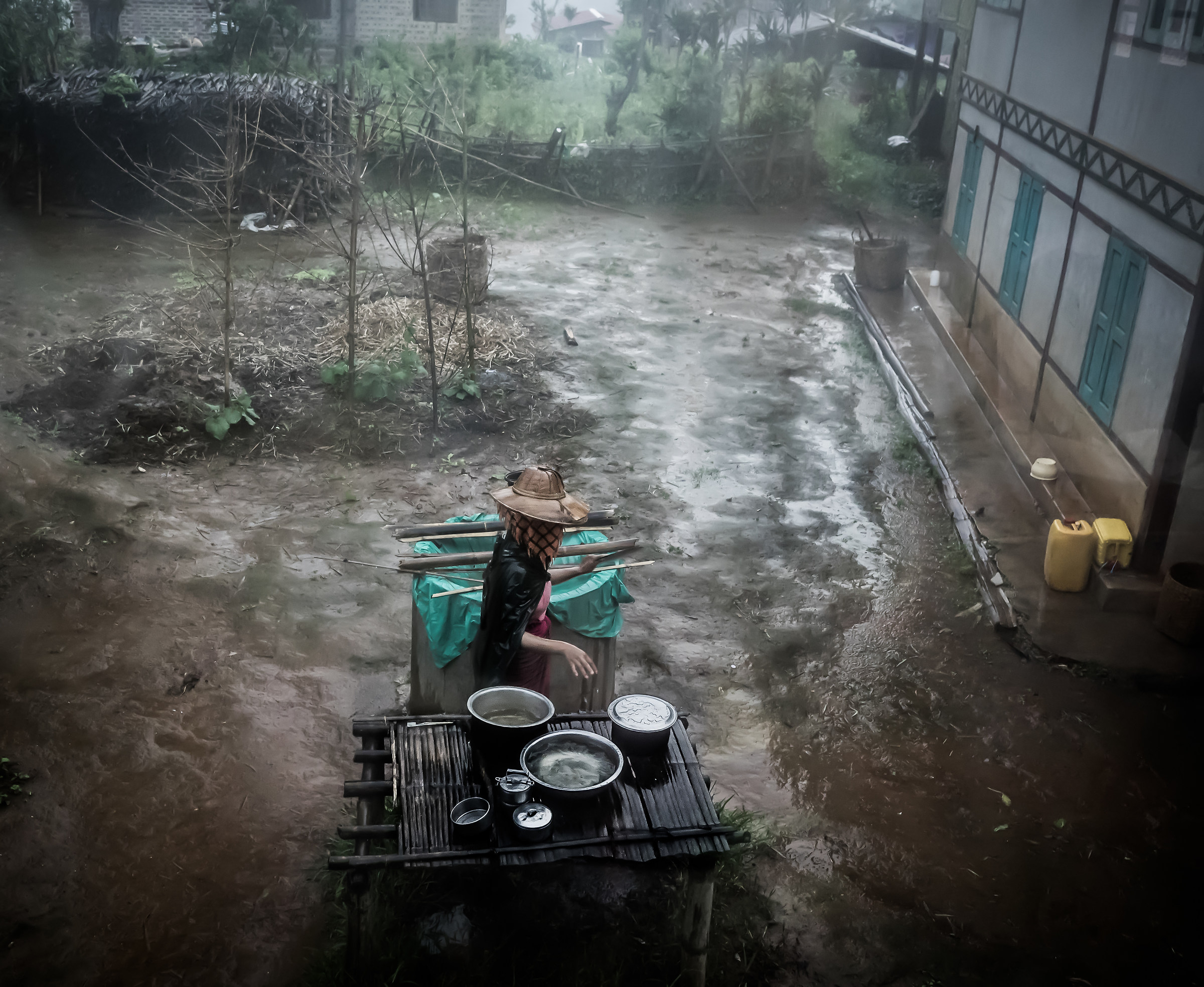 Myanmar - Outside the window