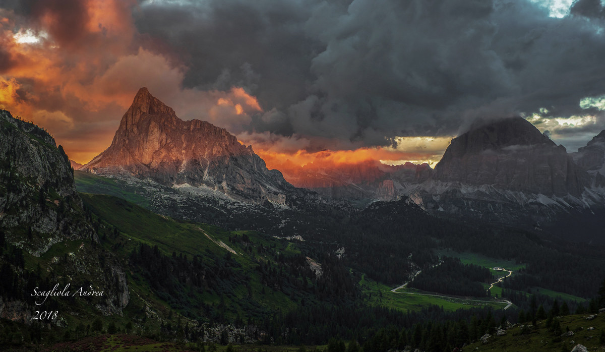 Il fuoco sul Ra Gusela