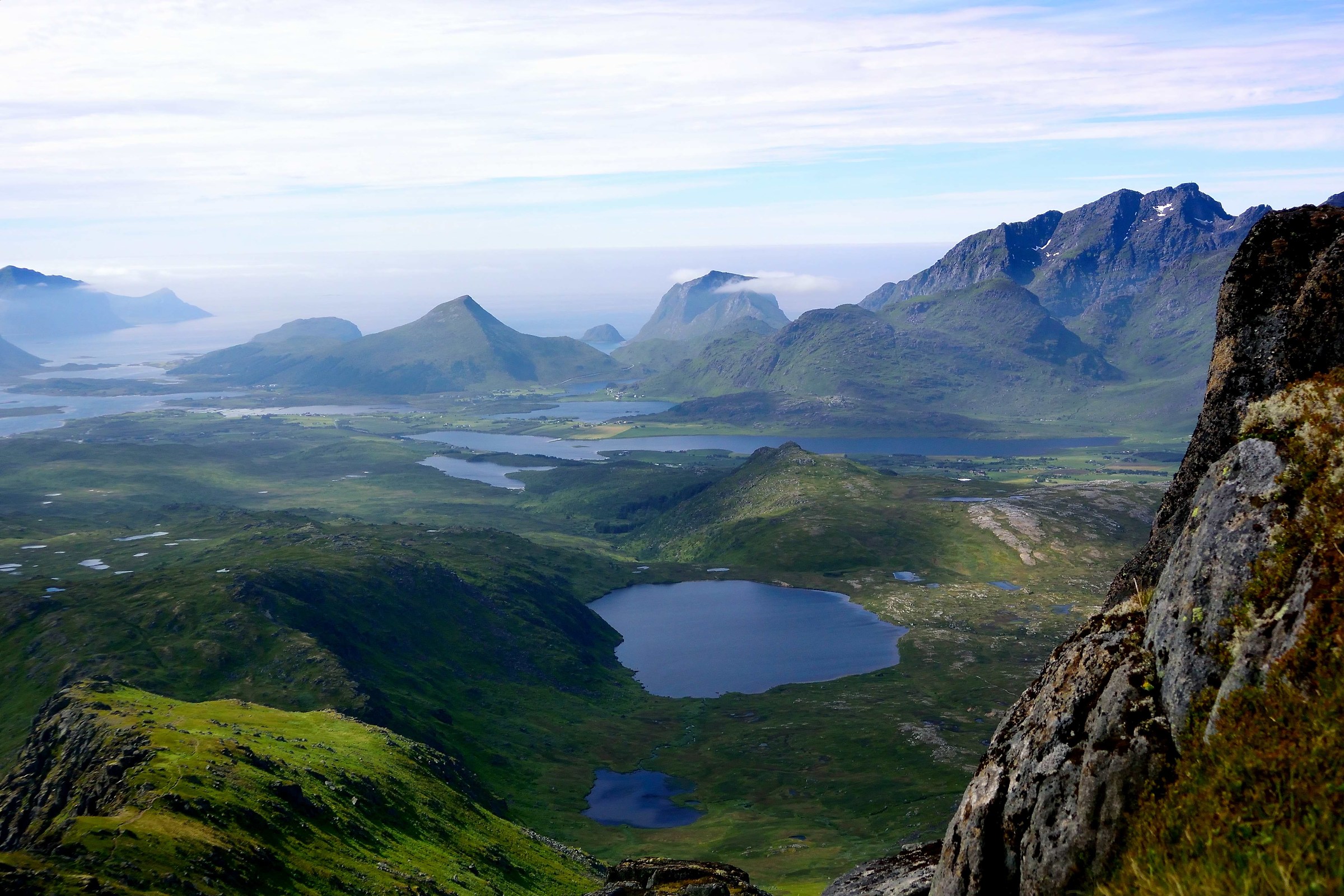 Vista da Justadtinden