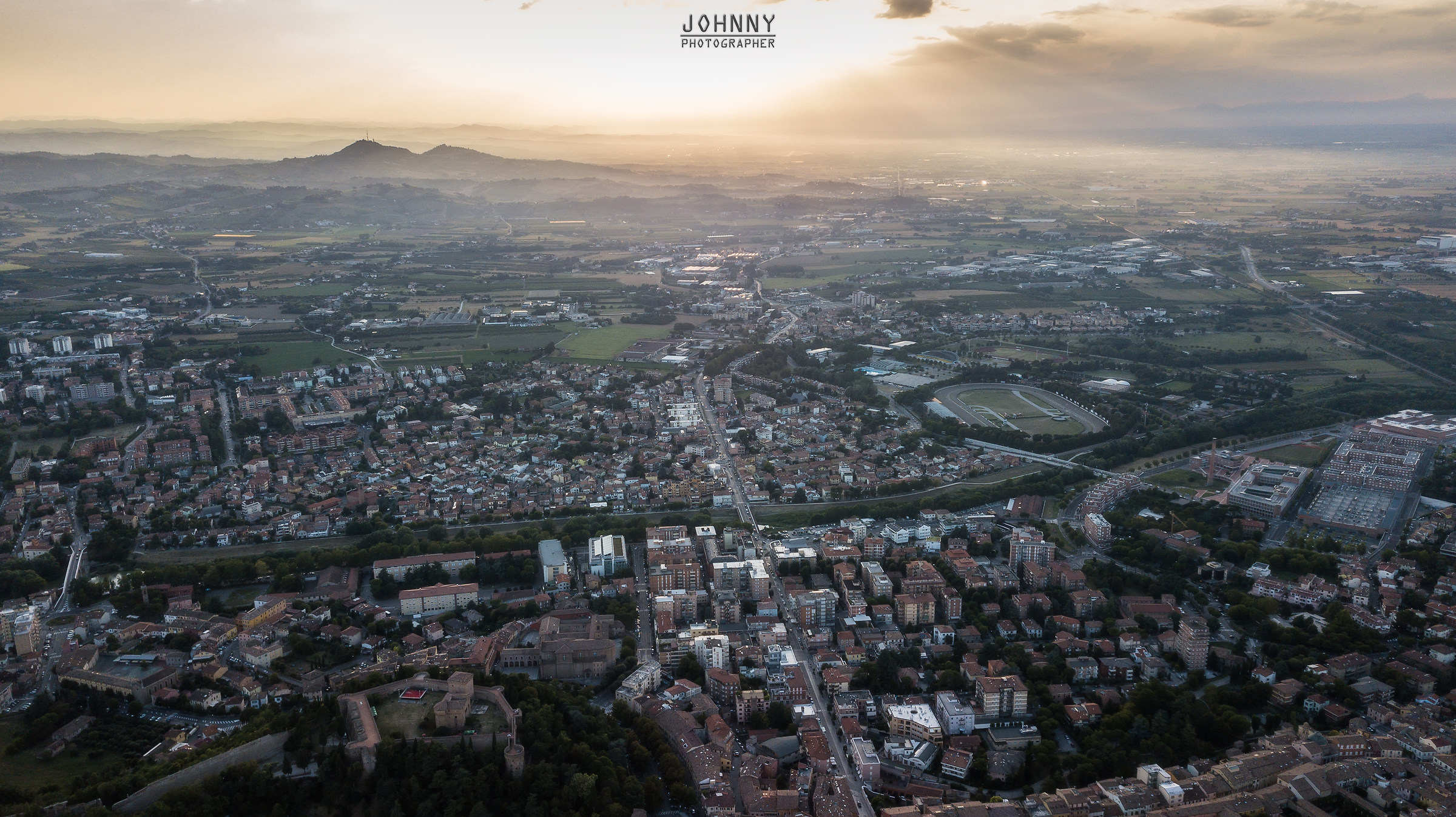 And it's just evening