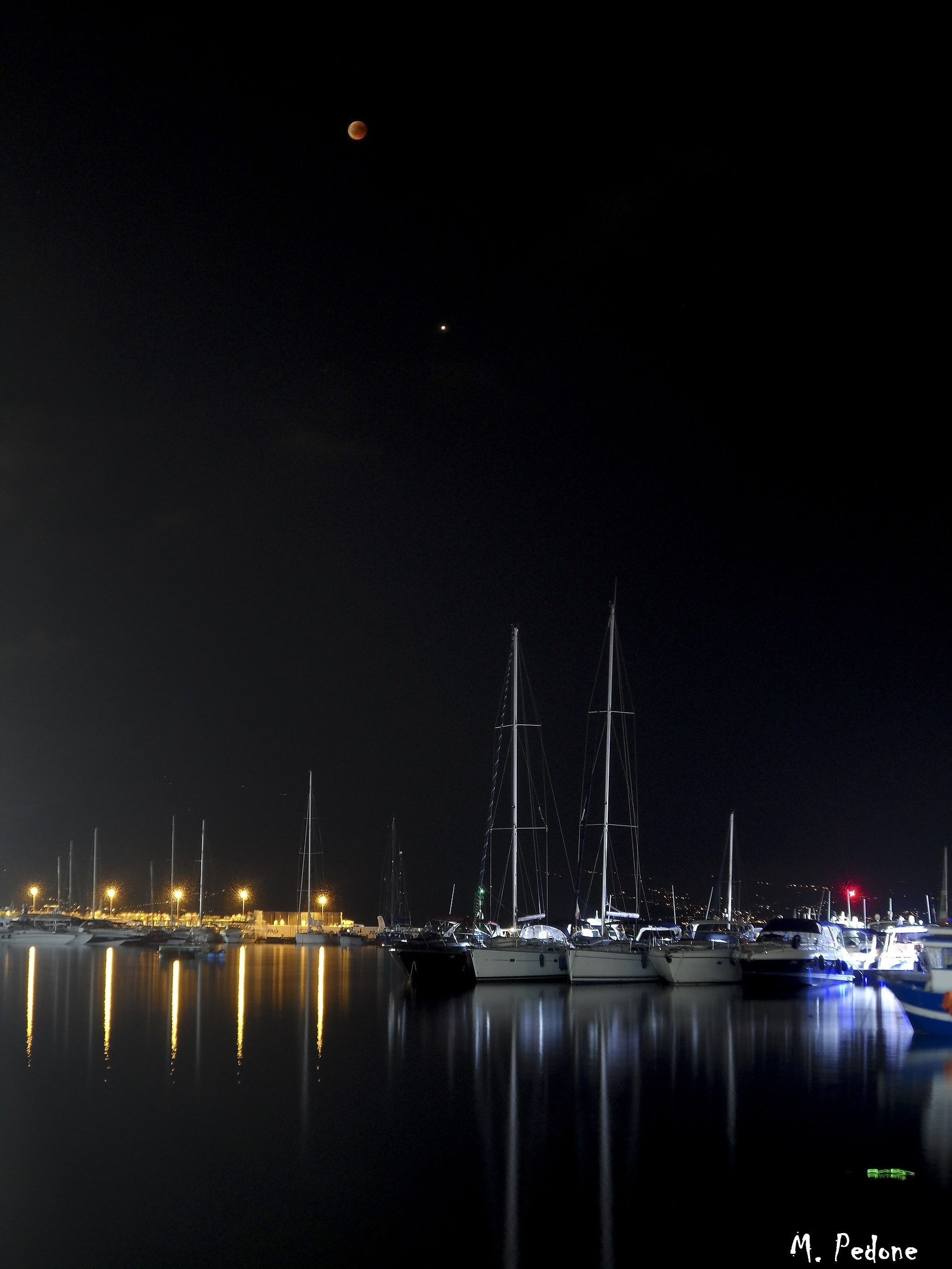 Luna e Marte in congiunzione