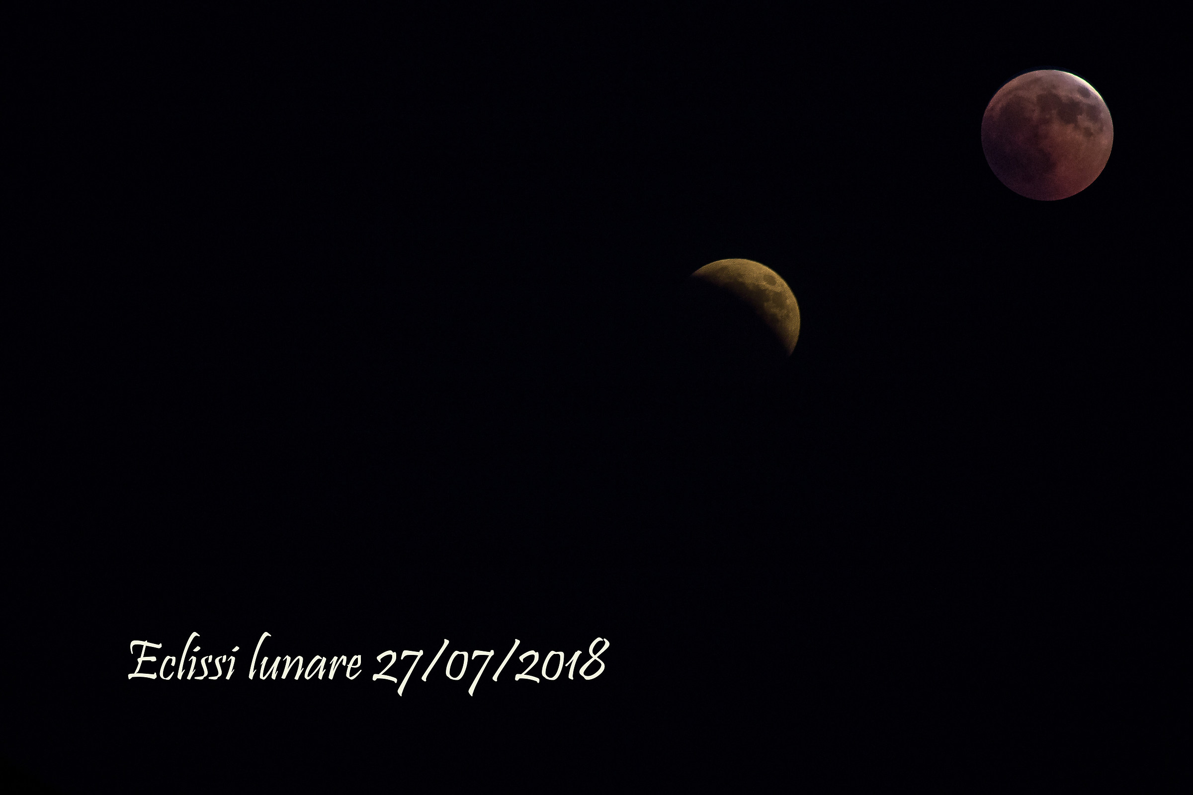 Lunar eclipse 27/07/2018