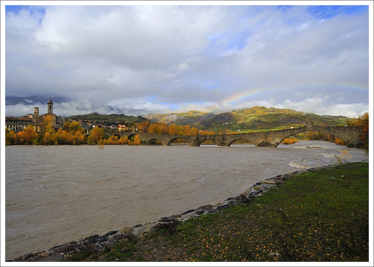 a ray of sunshine in bobbio