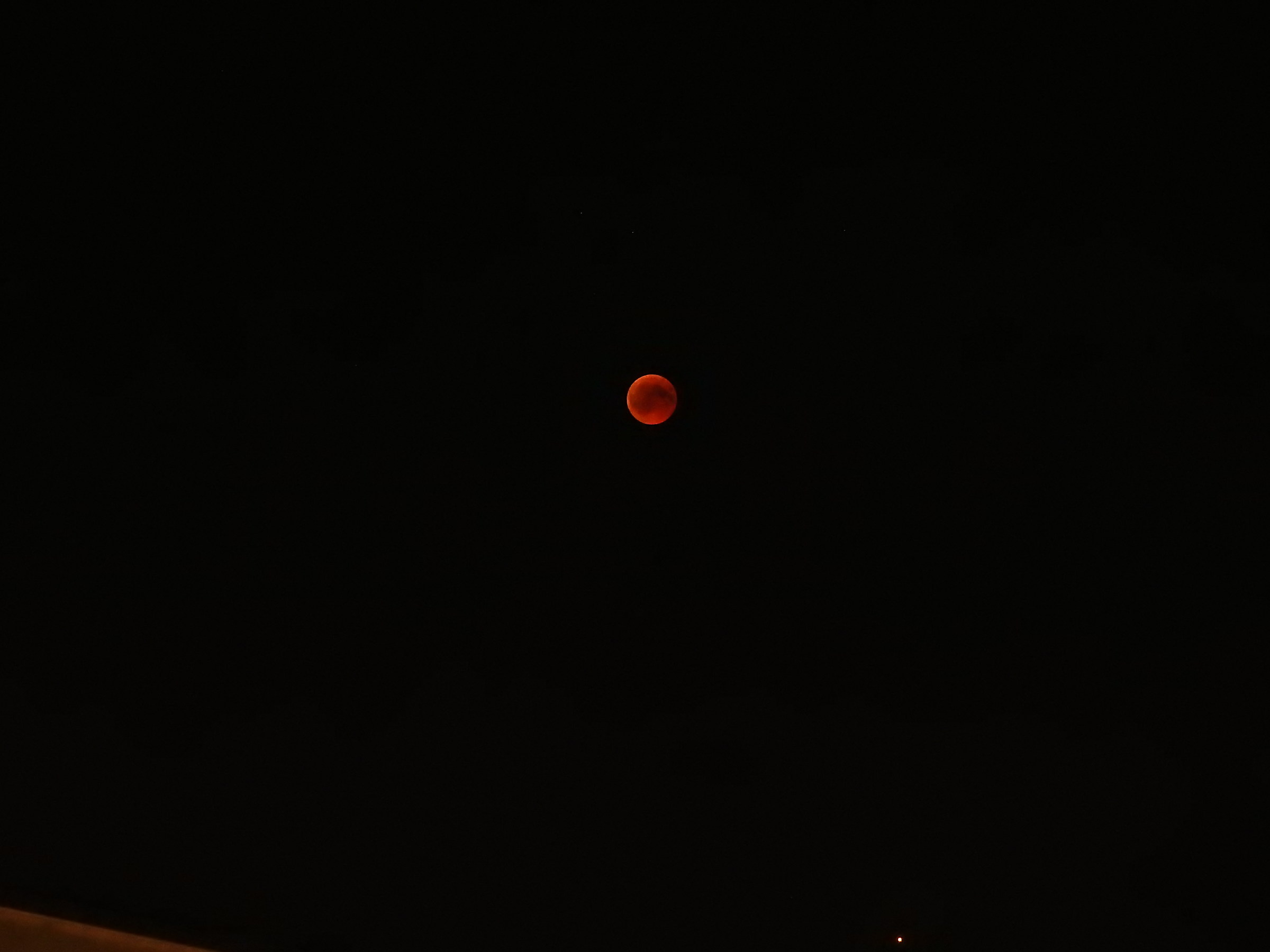 Red Moon and Mars