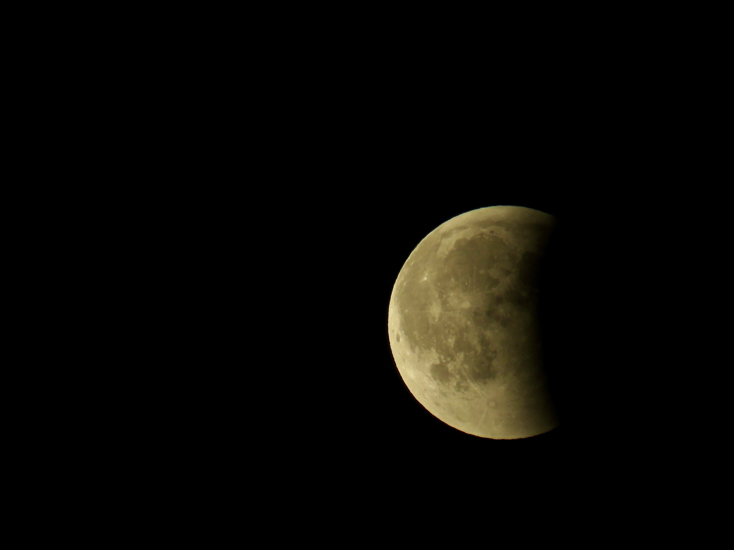 The eclipse towards the end