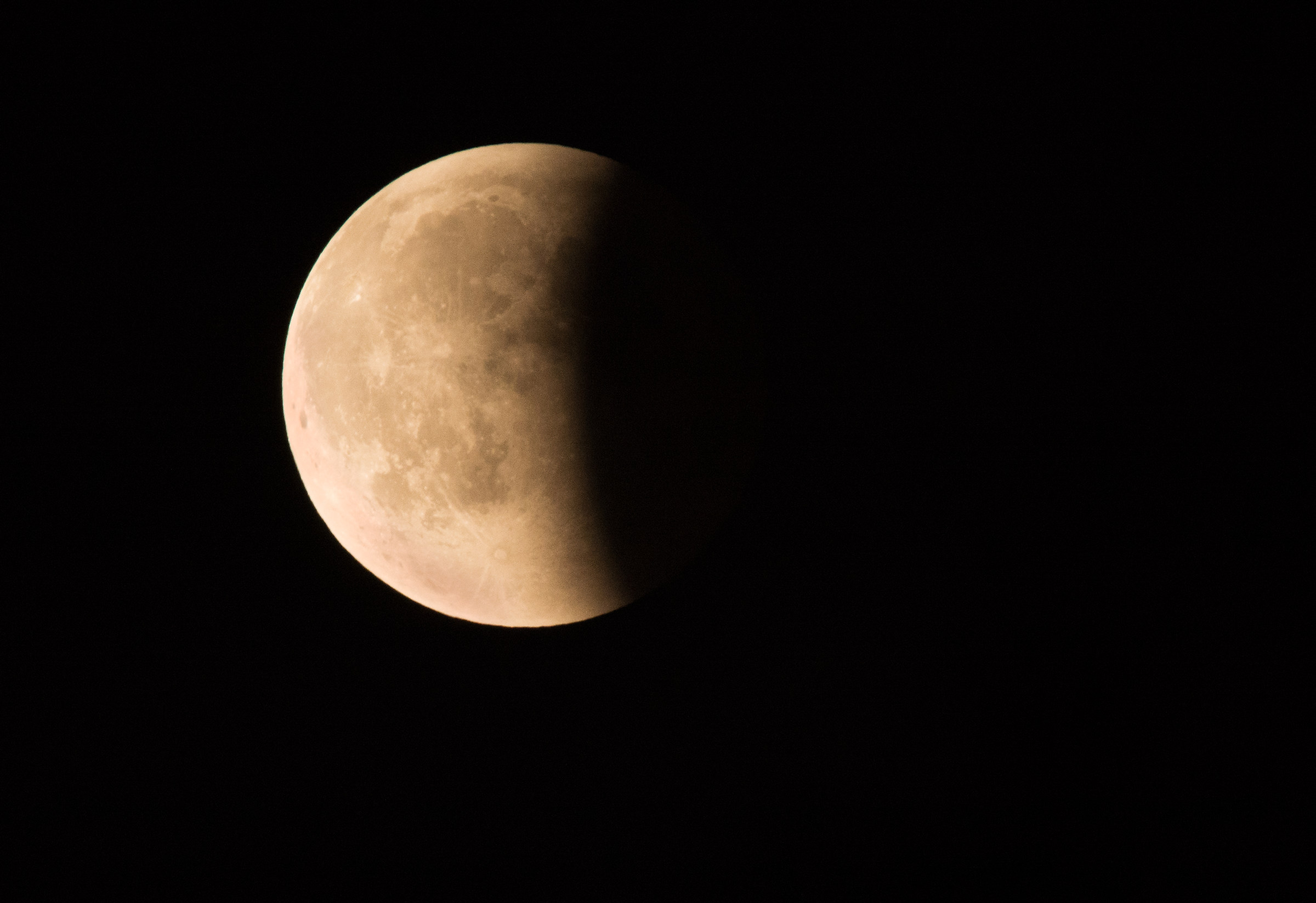 The end of the eclipse