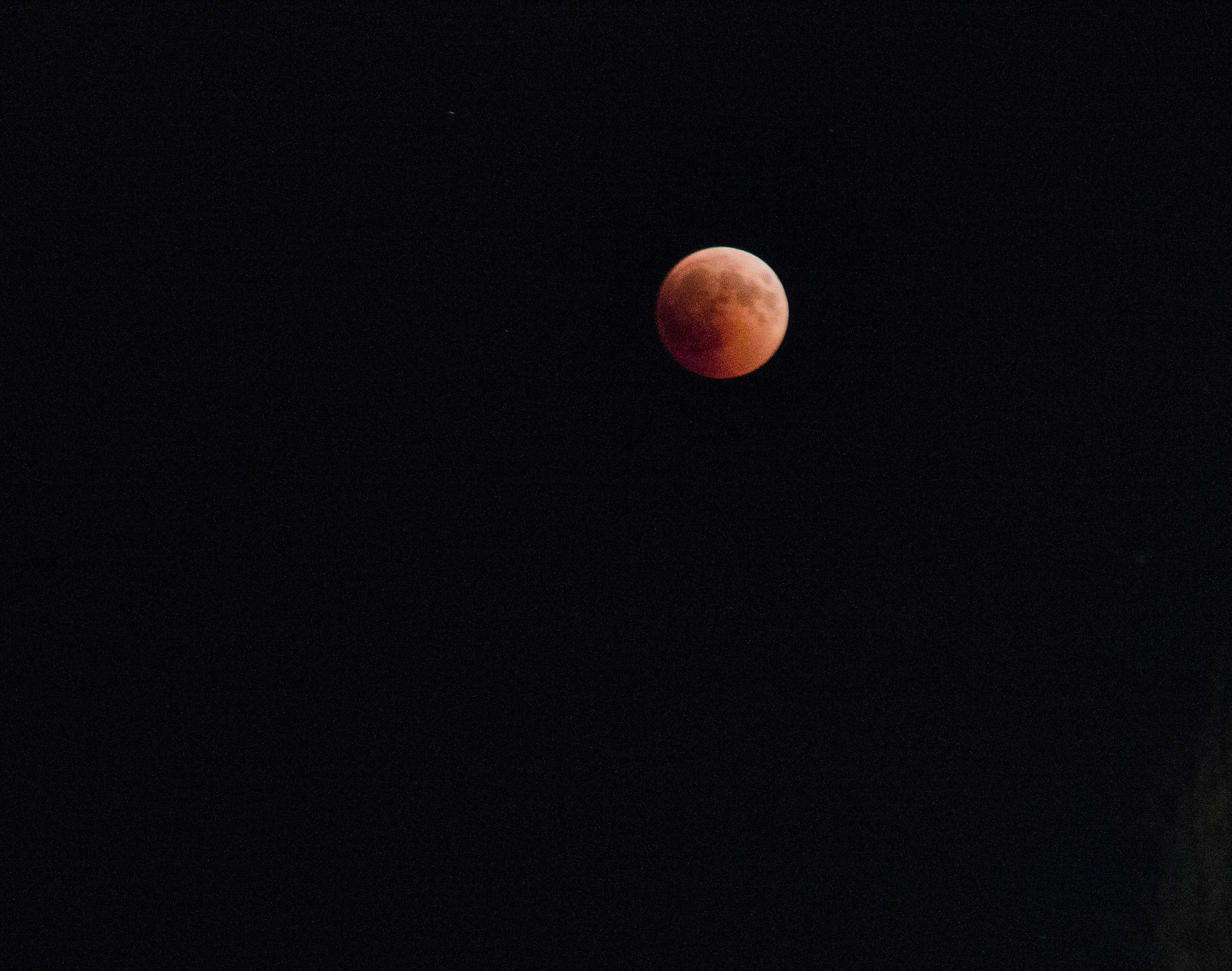 Lunar eclipse seen from Capri 28/07/2018