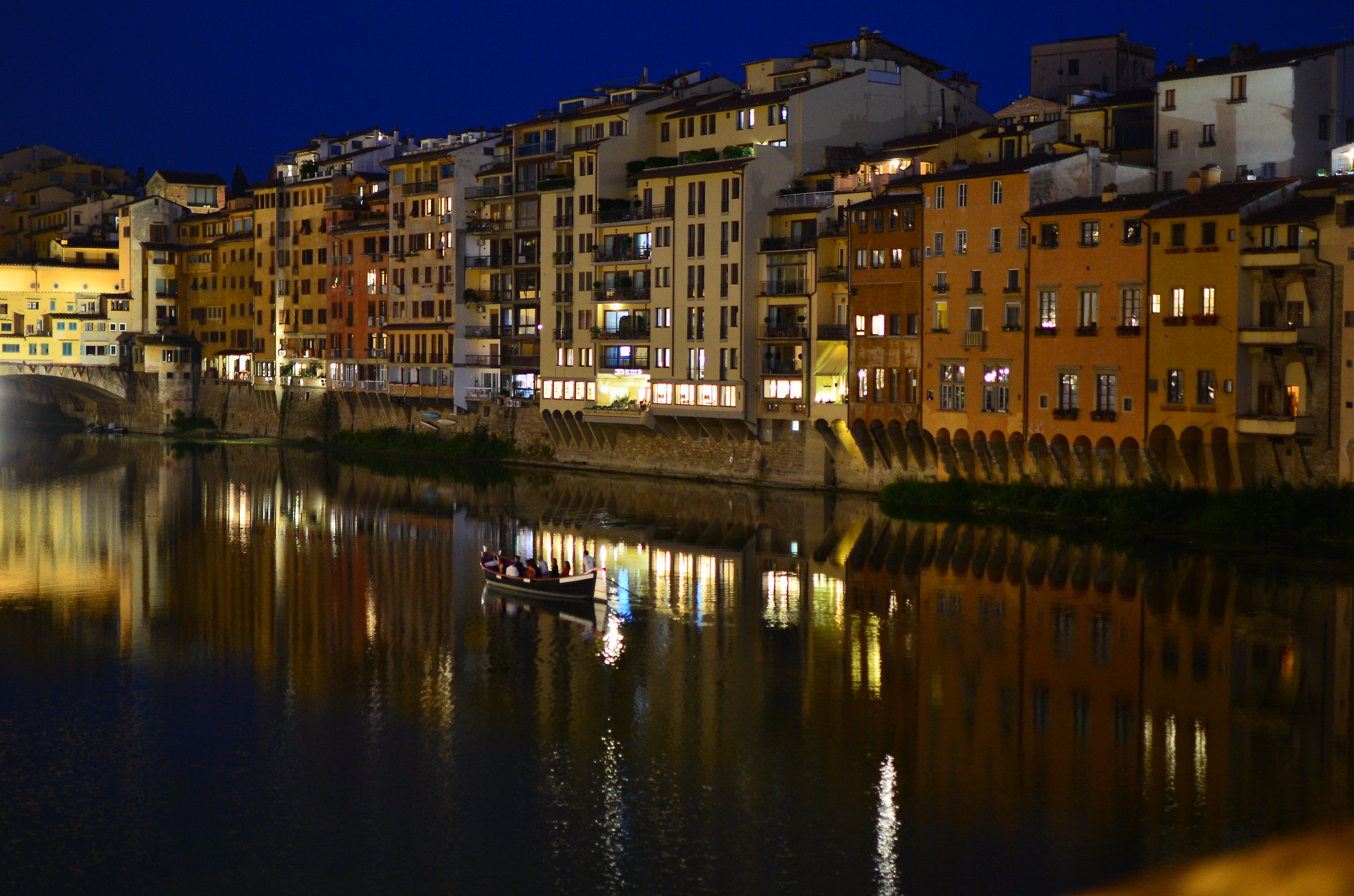 Barcaiolo nel Lungarno