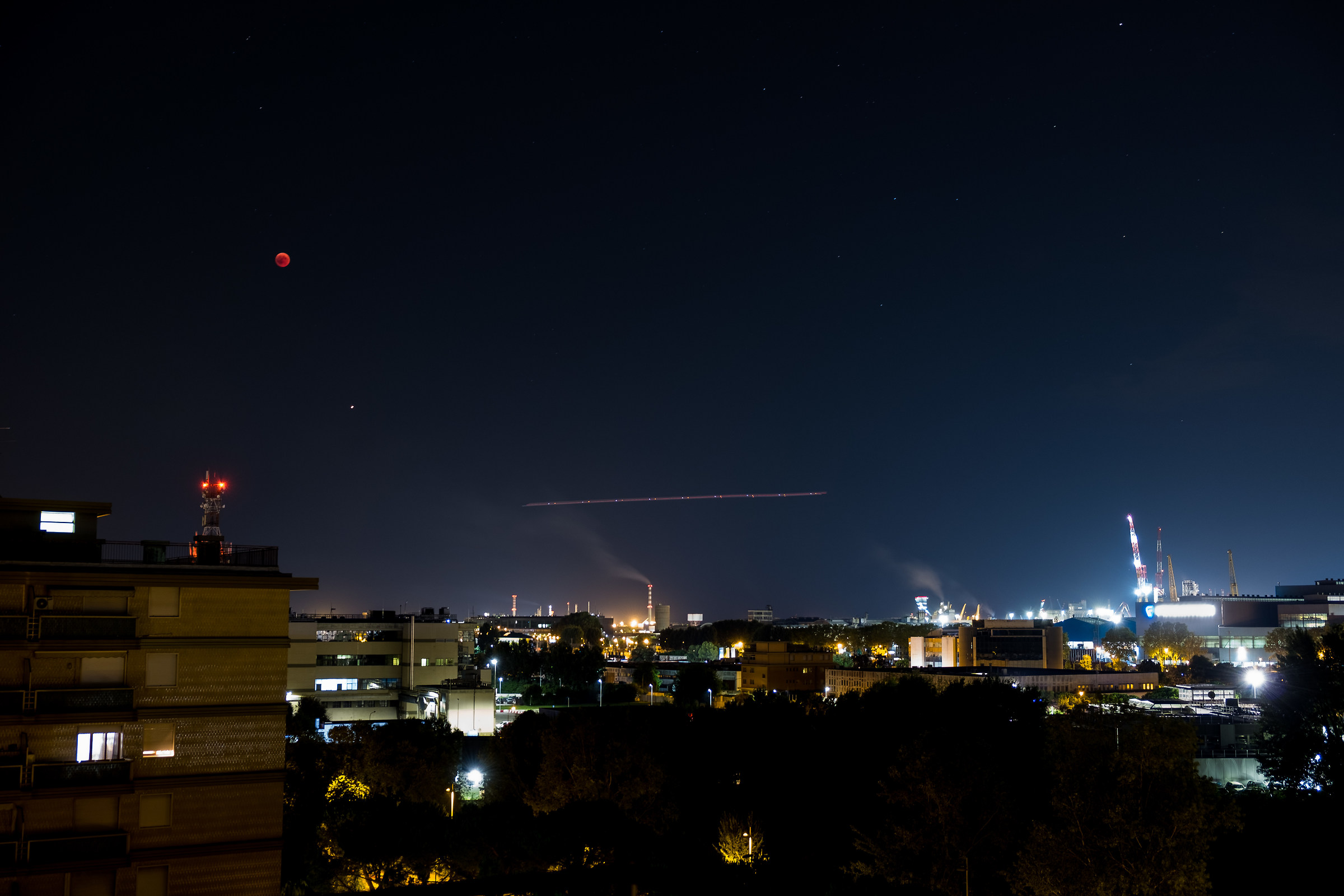 #EclissiLunare27Luglio a Venezia