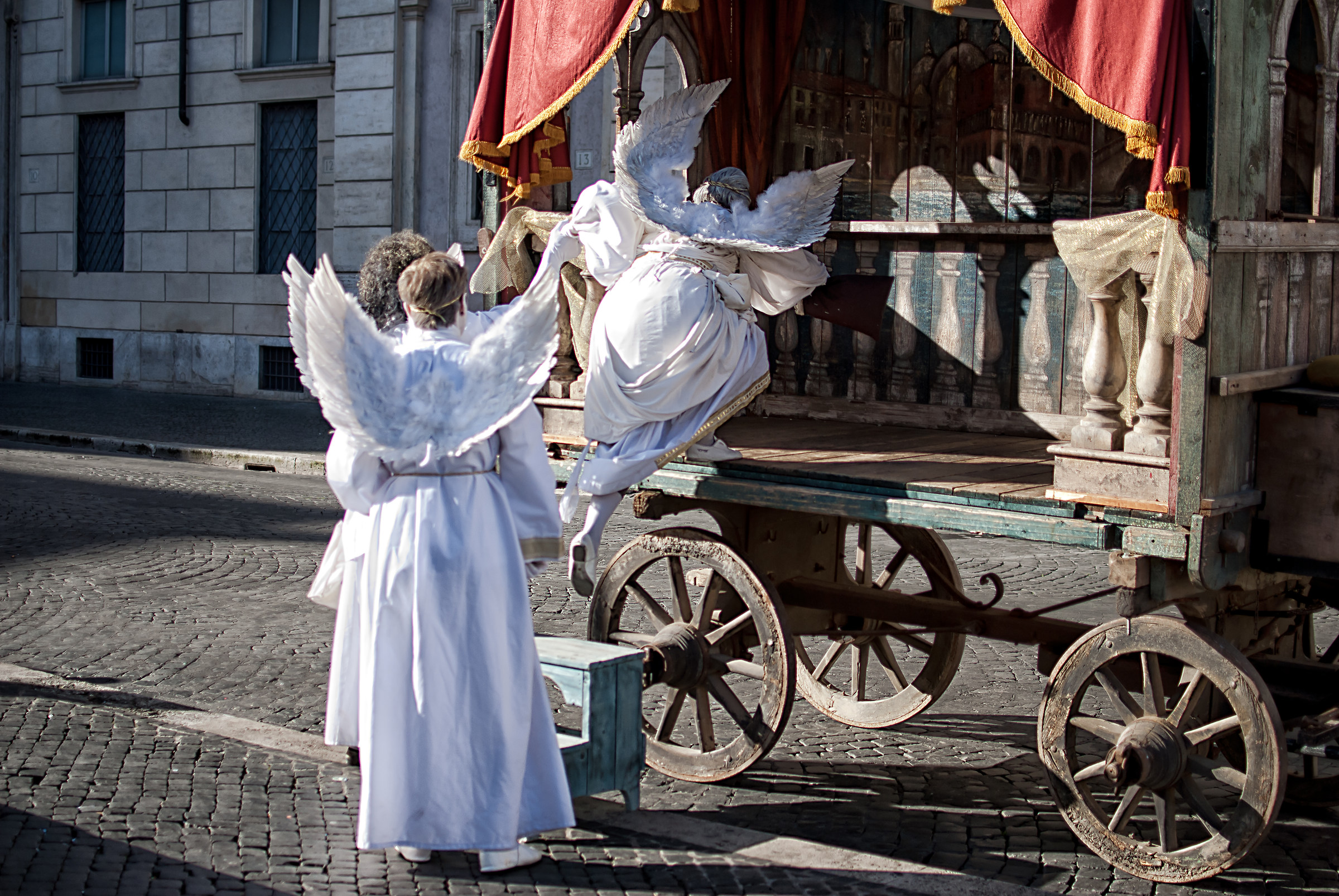 The escape of the Angels