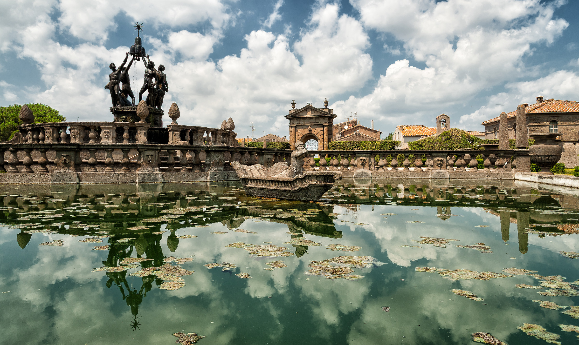 The Fountain of the Moors at Villa Lante...
