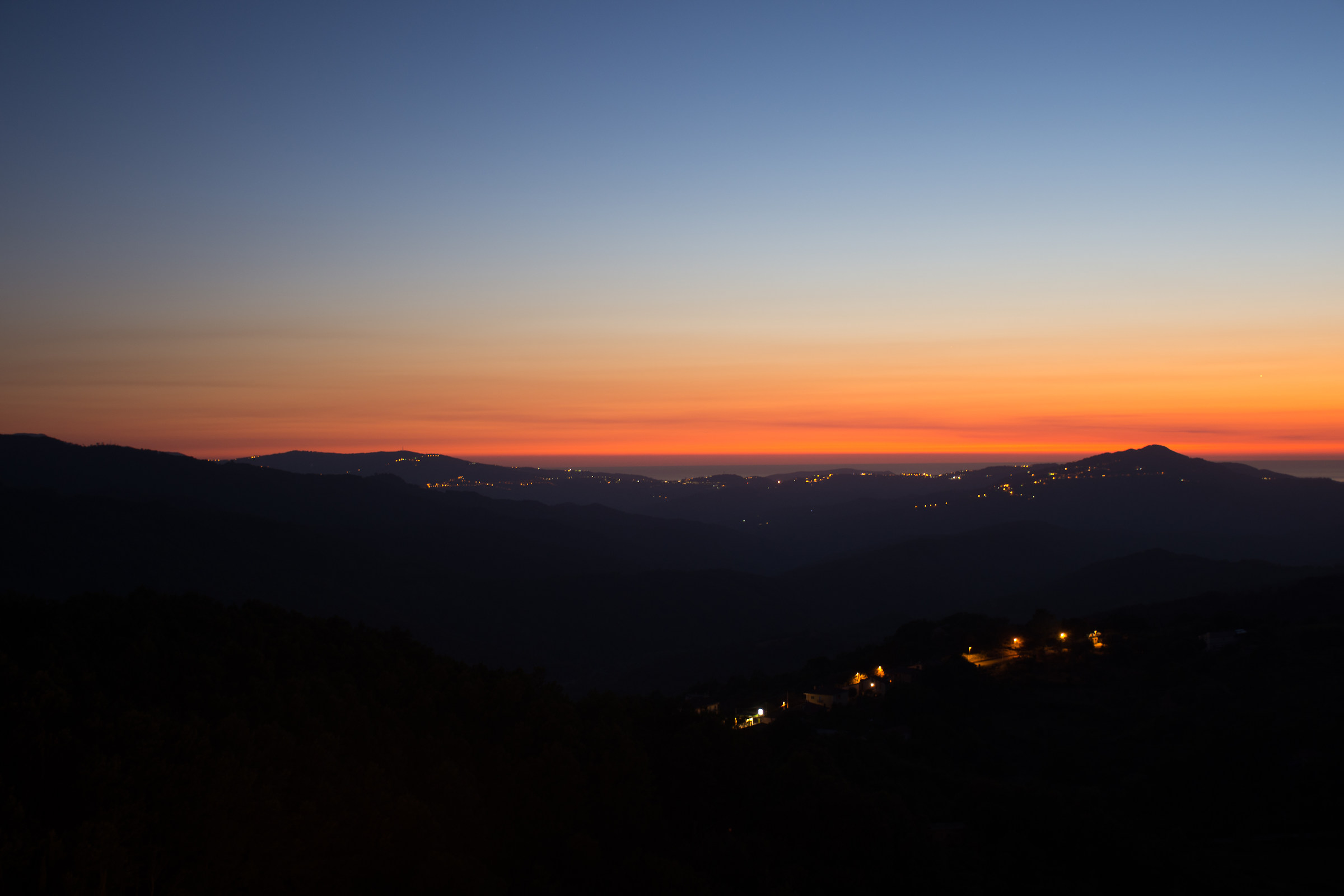 Il golfo di Salerno da Magliano Vetere