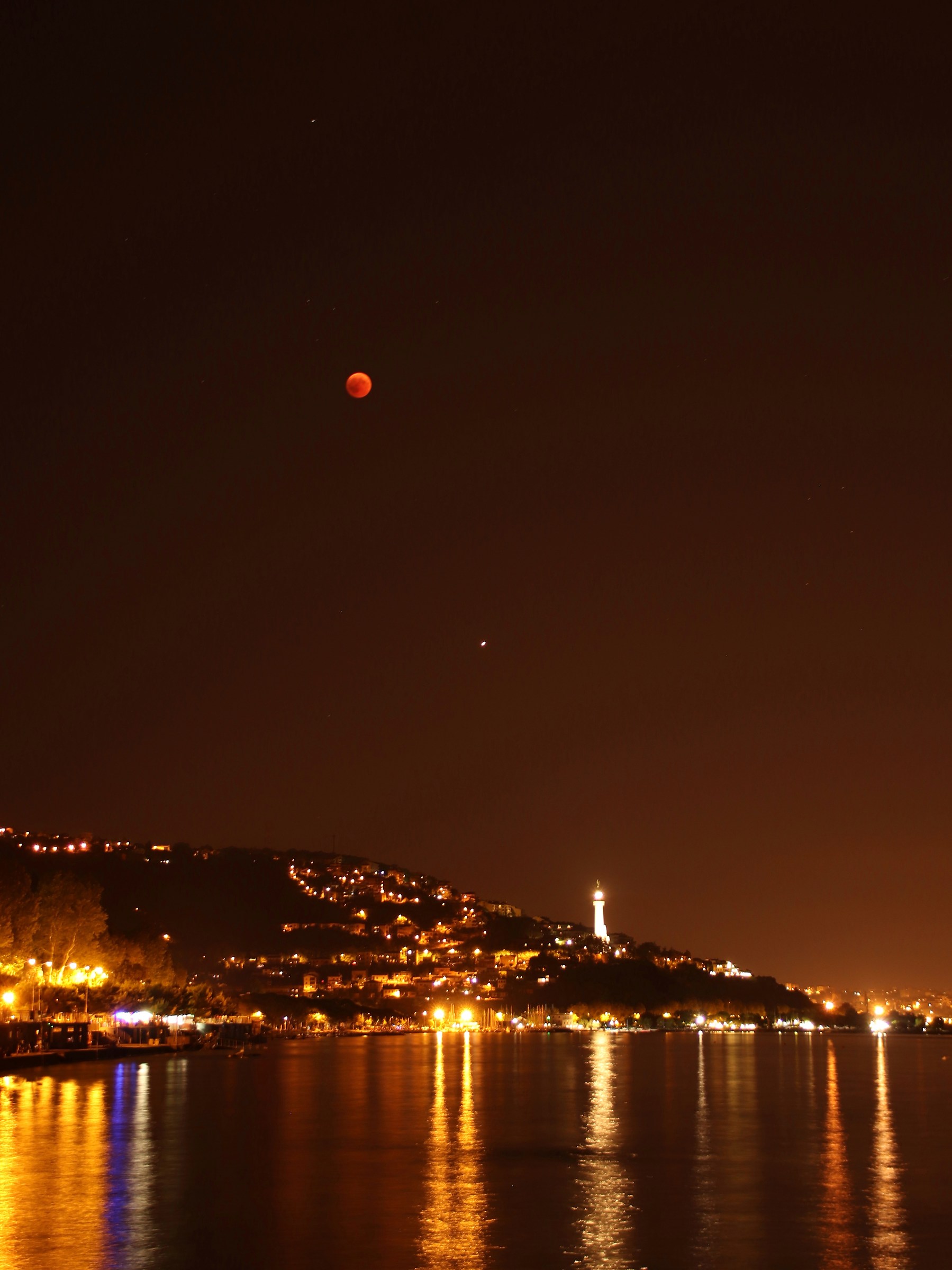 Allineamento Luna - Marte - Faro