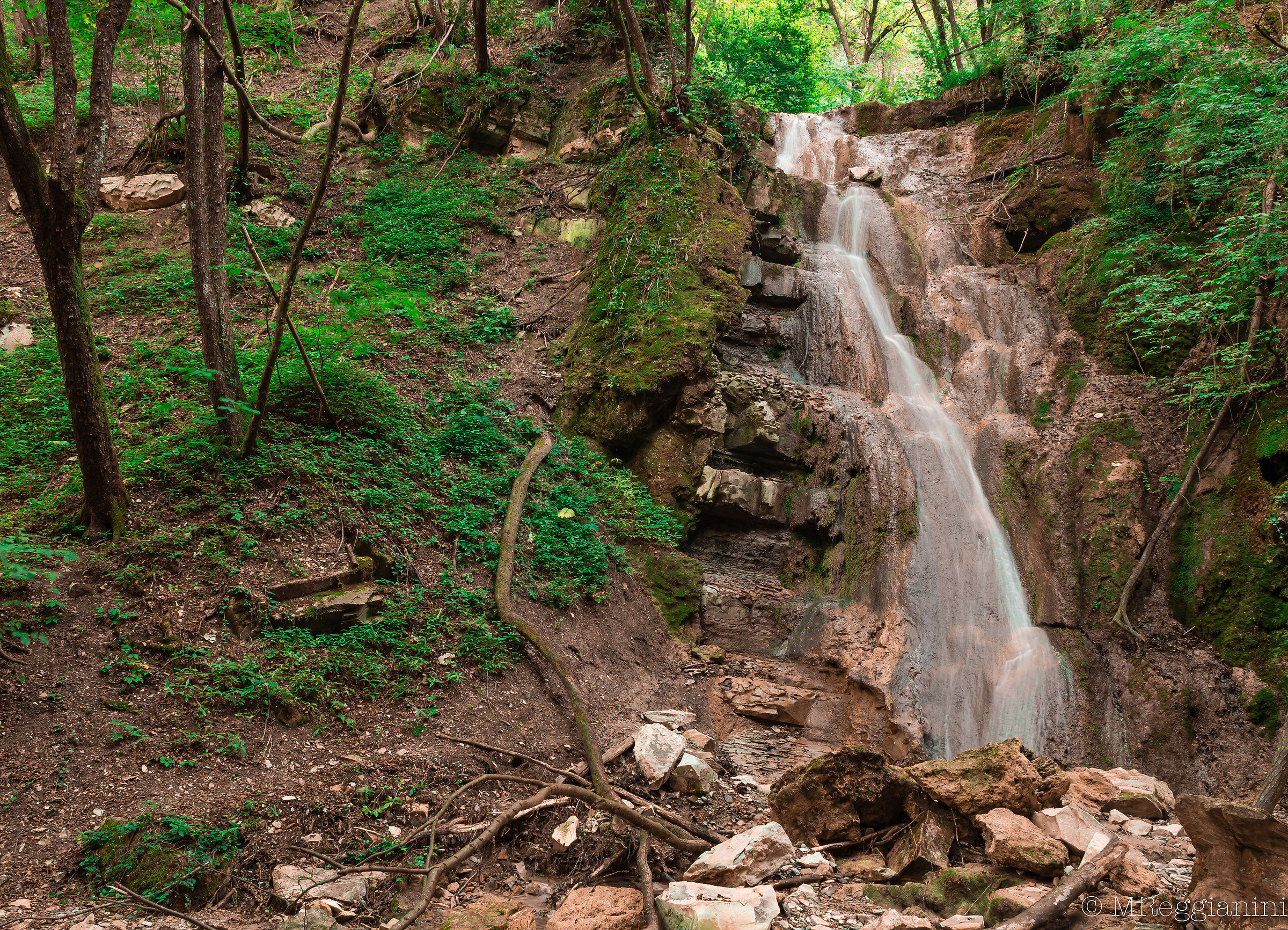 Poc'acqua nella cascata