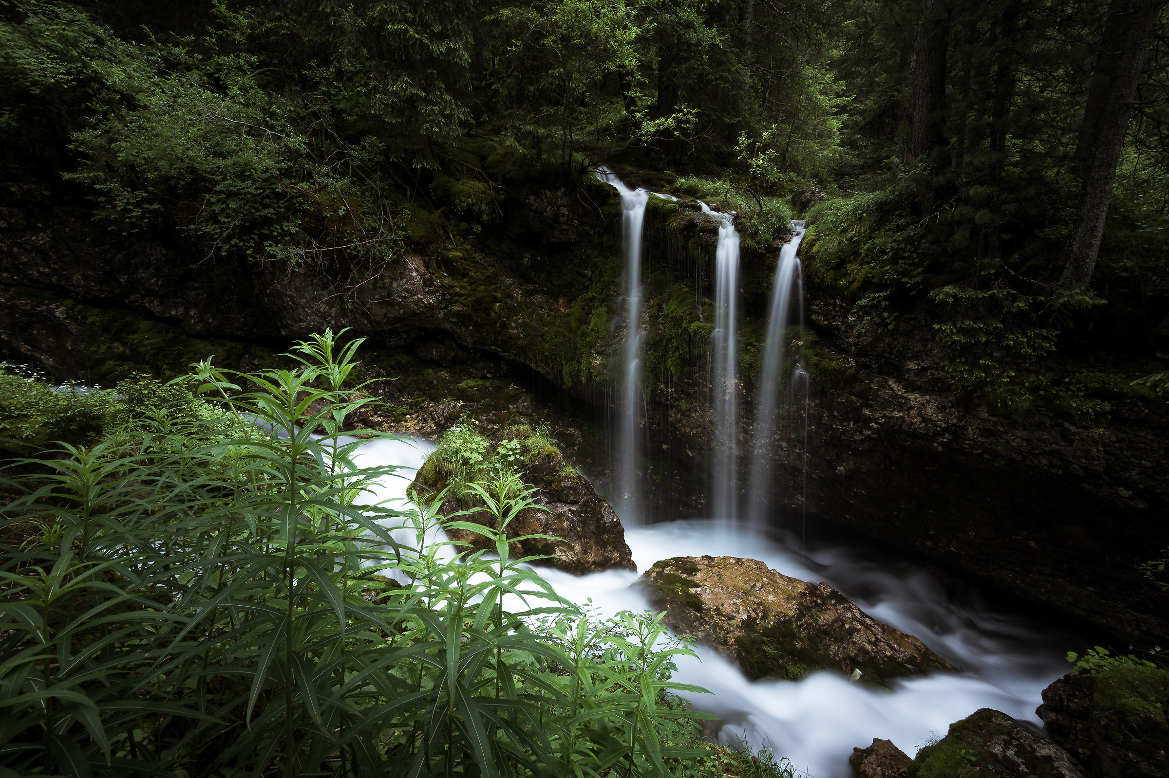 Piccola cascata del torrente Avisio