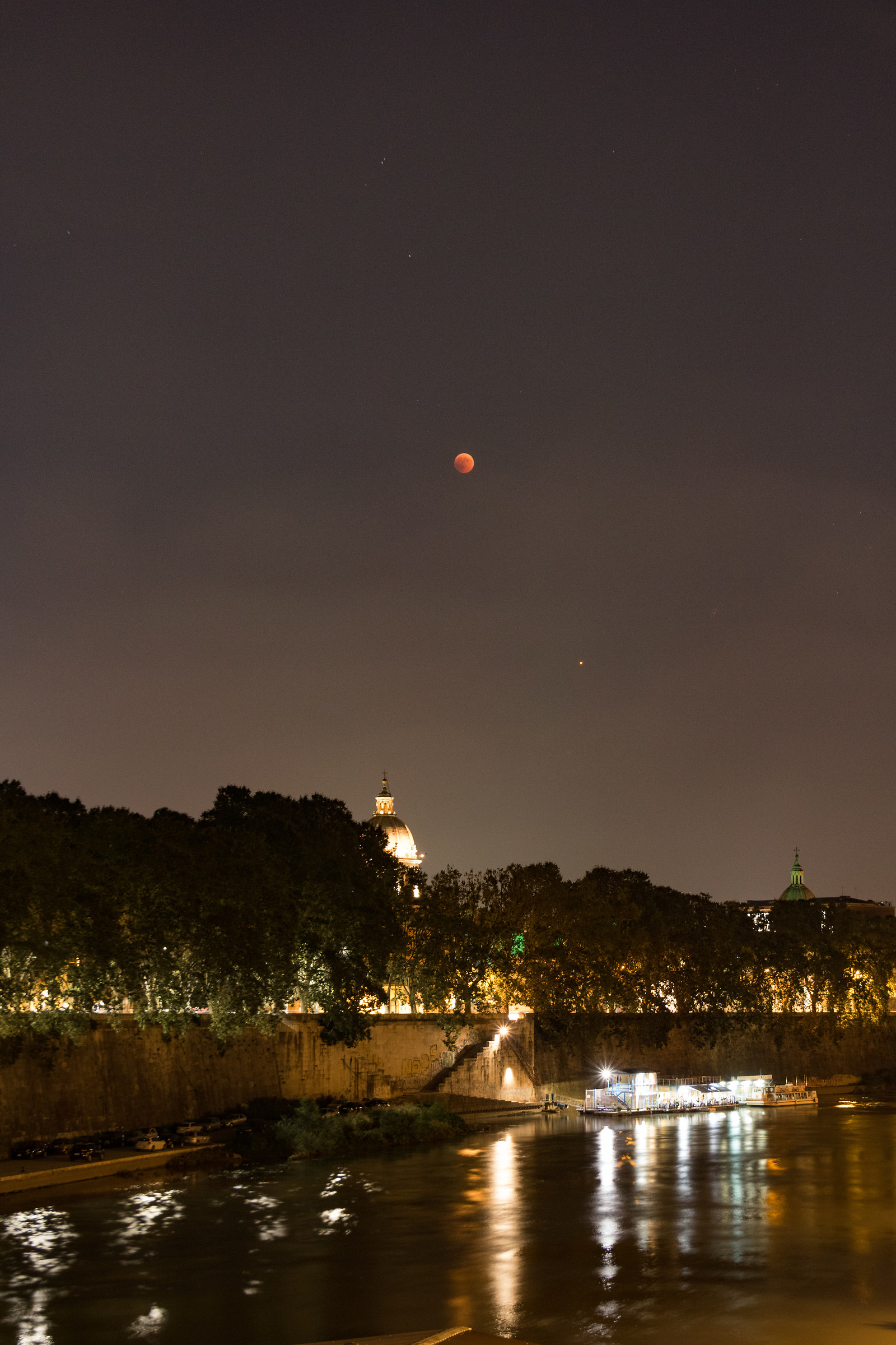 Eclipse of Moon-Tiber