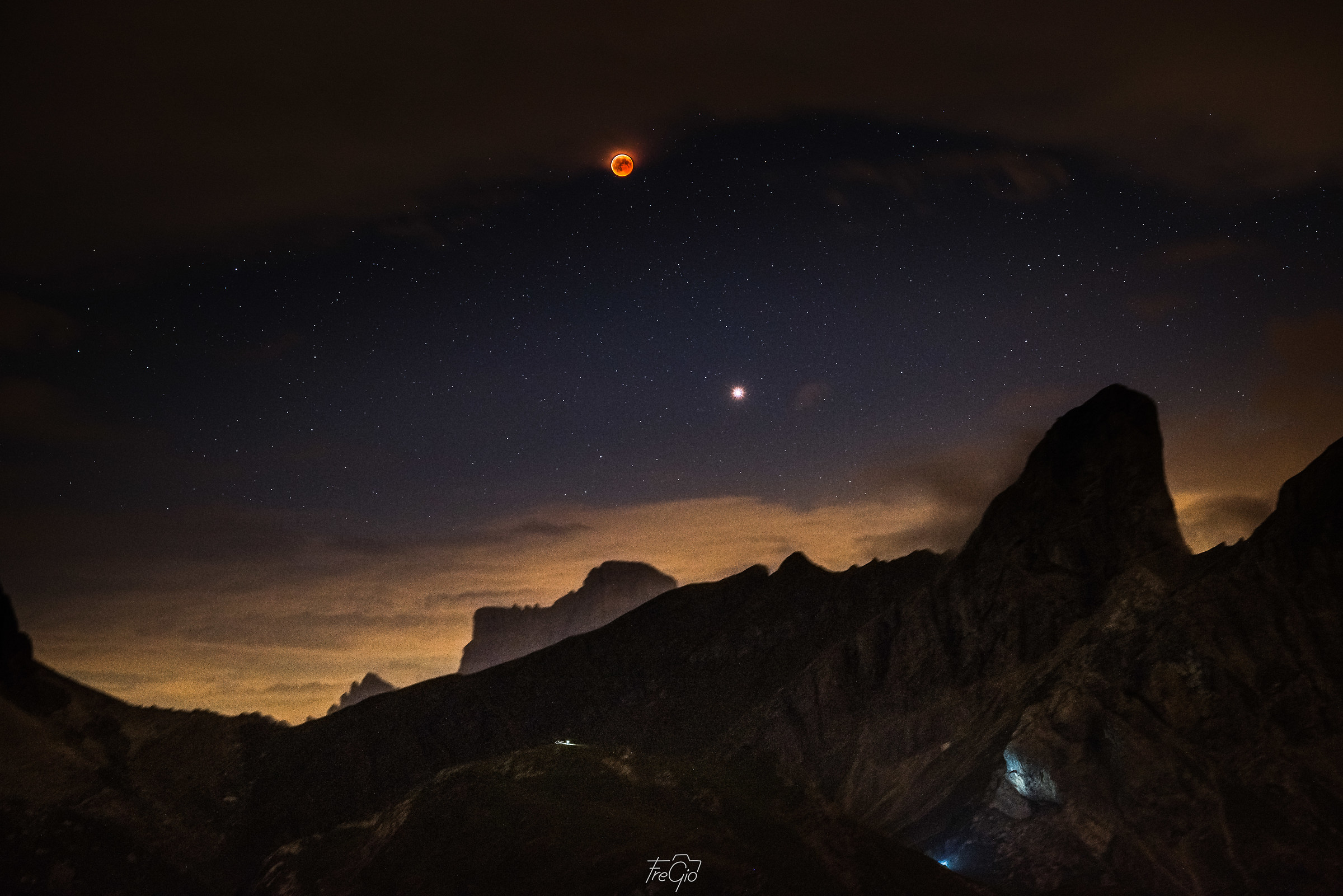 Giau and the Eclipse or