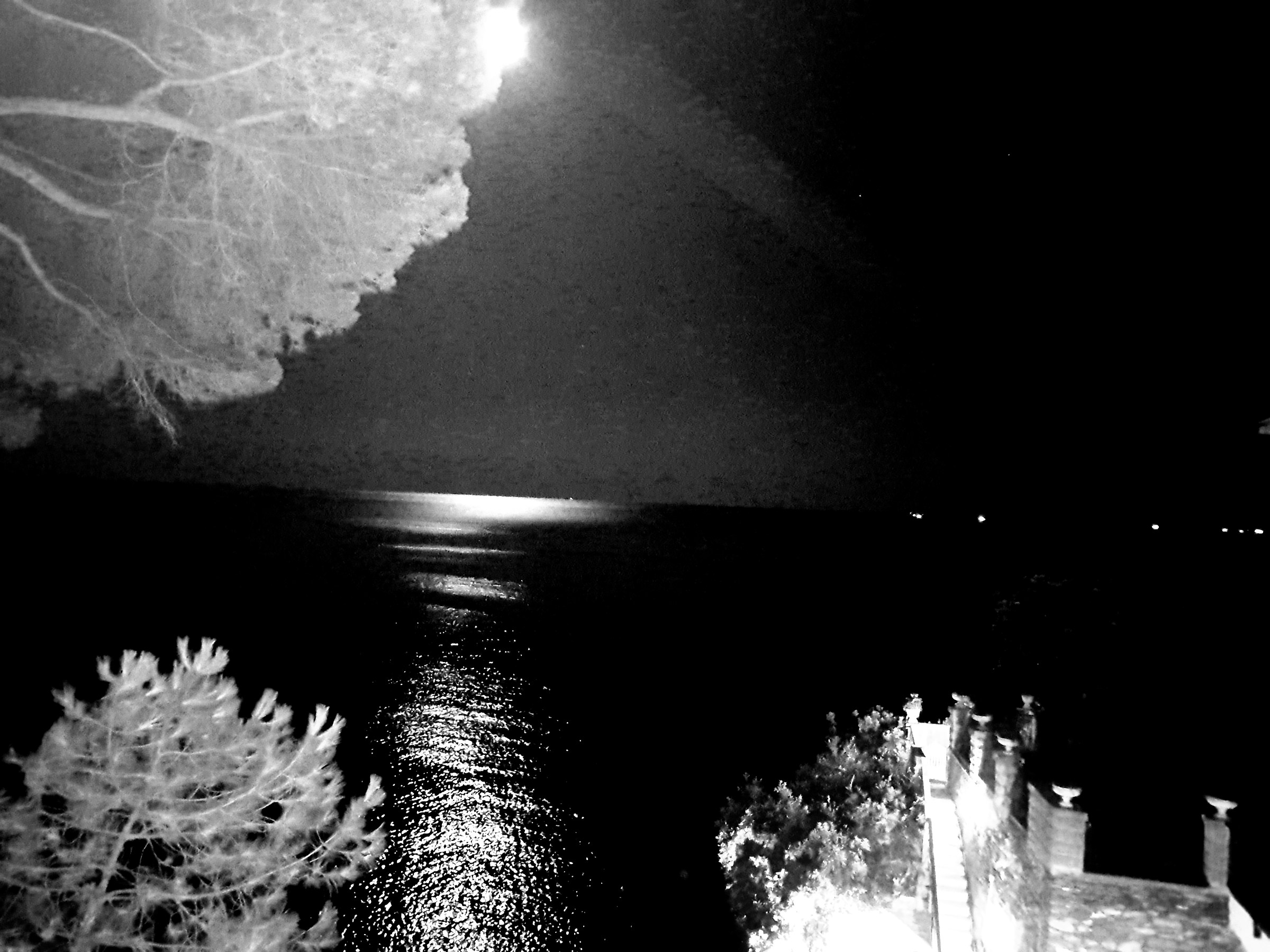 And the moon knocked.....