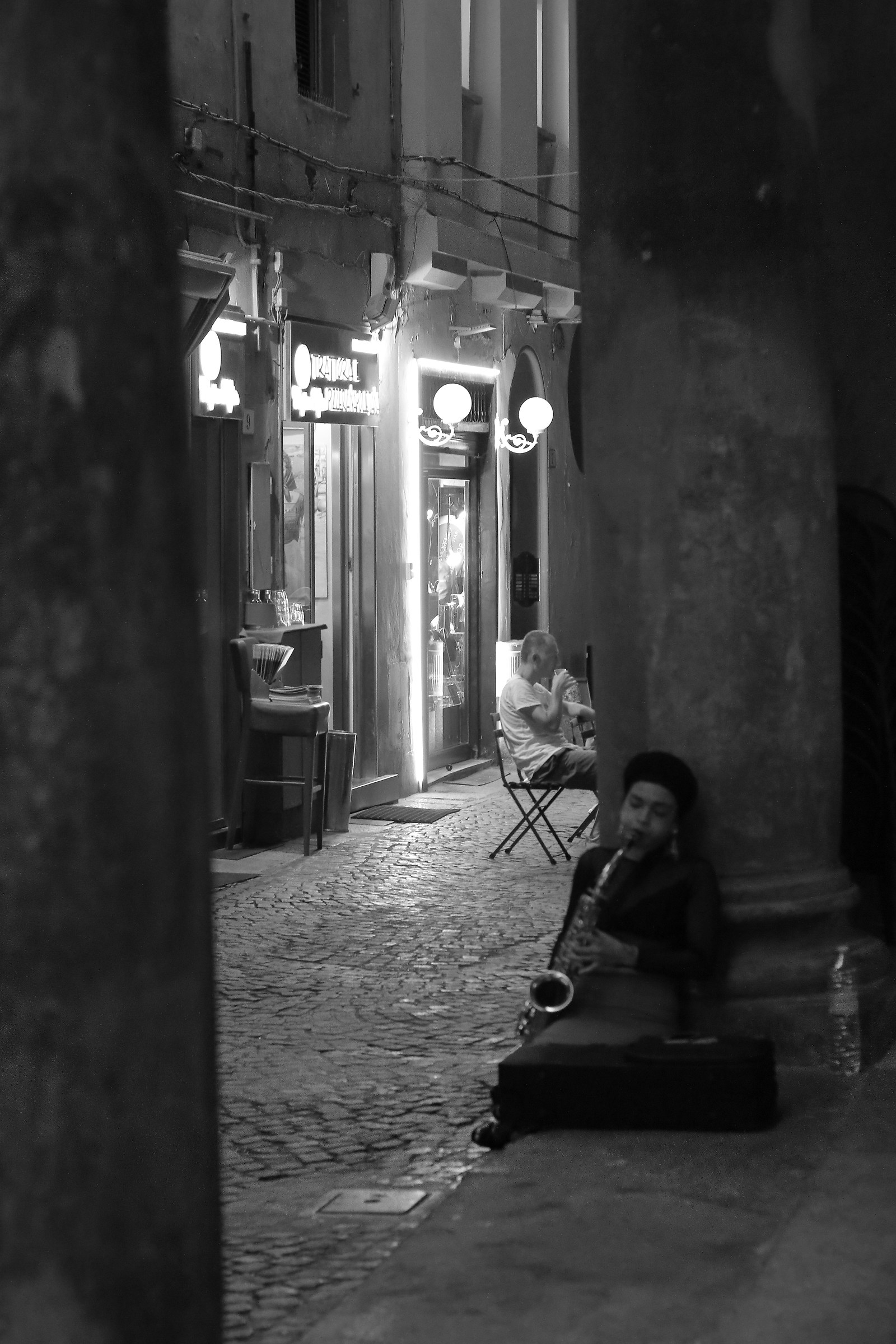 Sassofonista a Bologna
