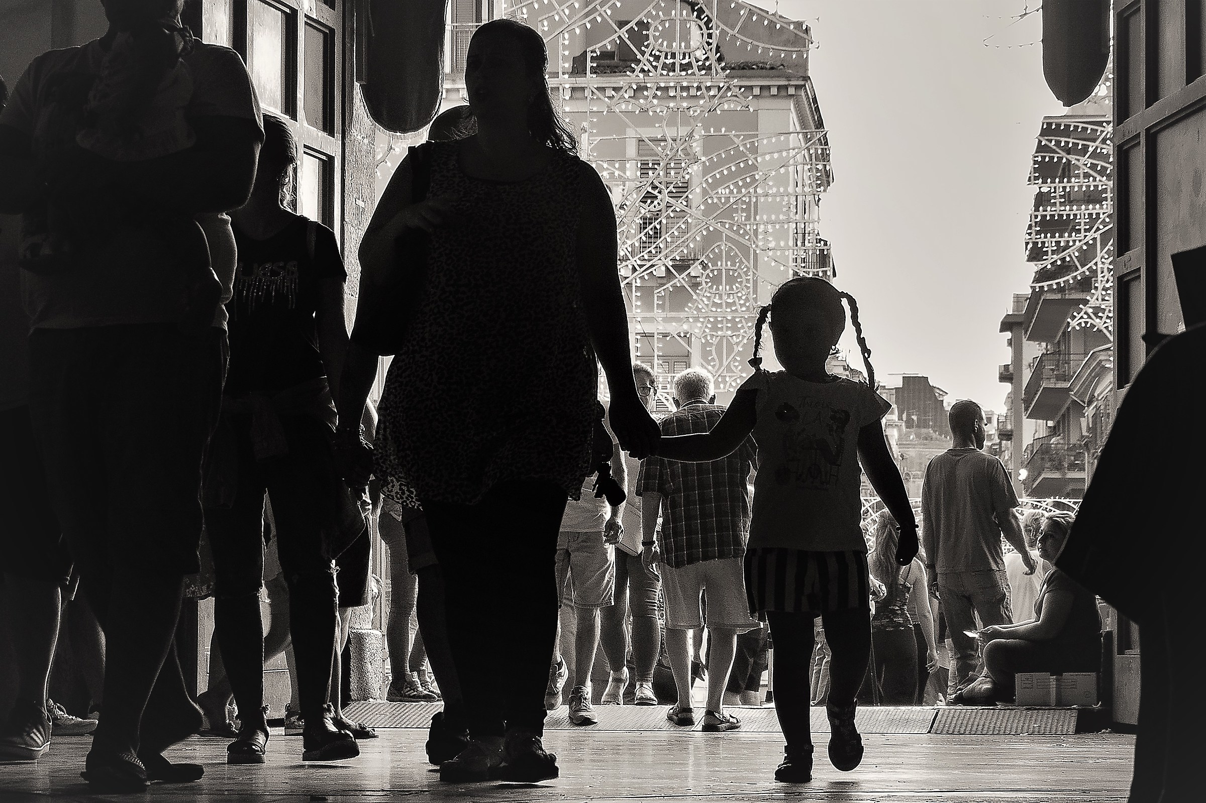 At the party of the neighborhood