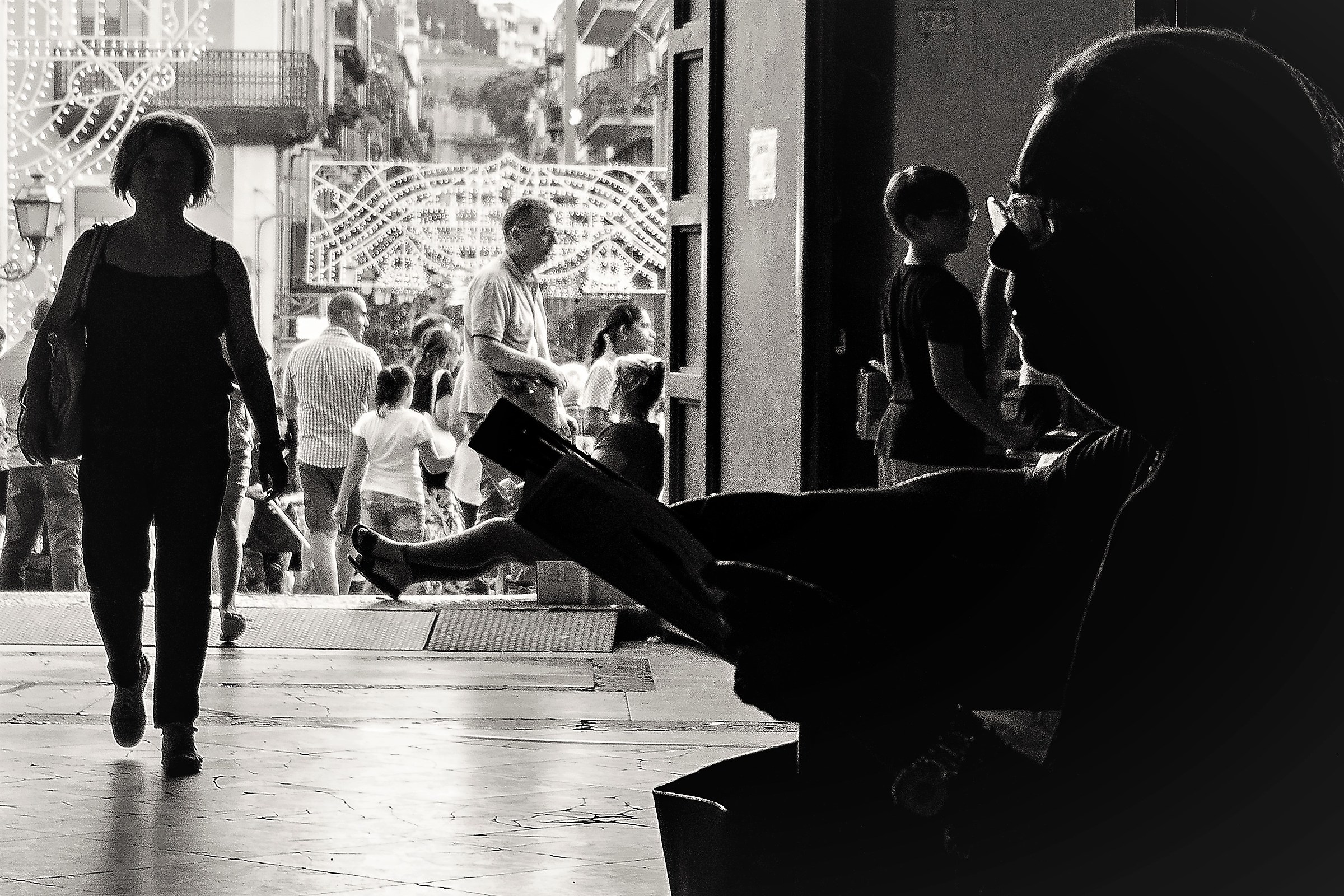 At the party of the neighborhood