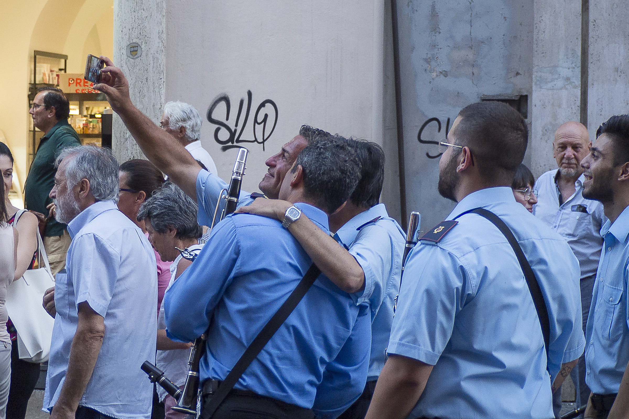 The gang... of the selfie