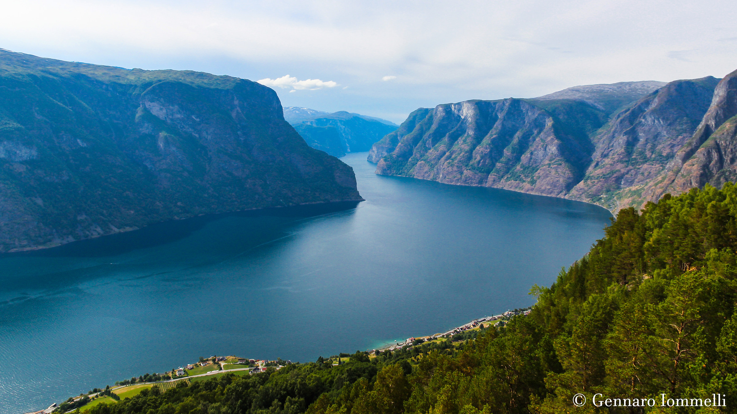 Aurlandsfjord-View from Stegastein Viewpoint