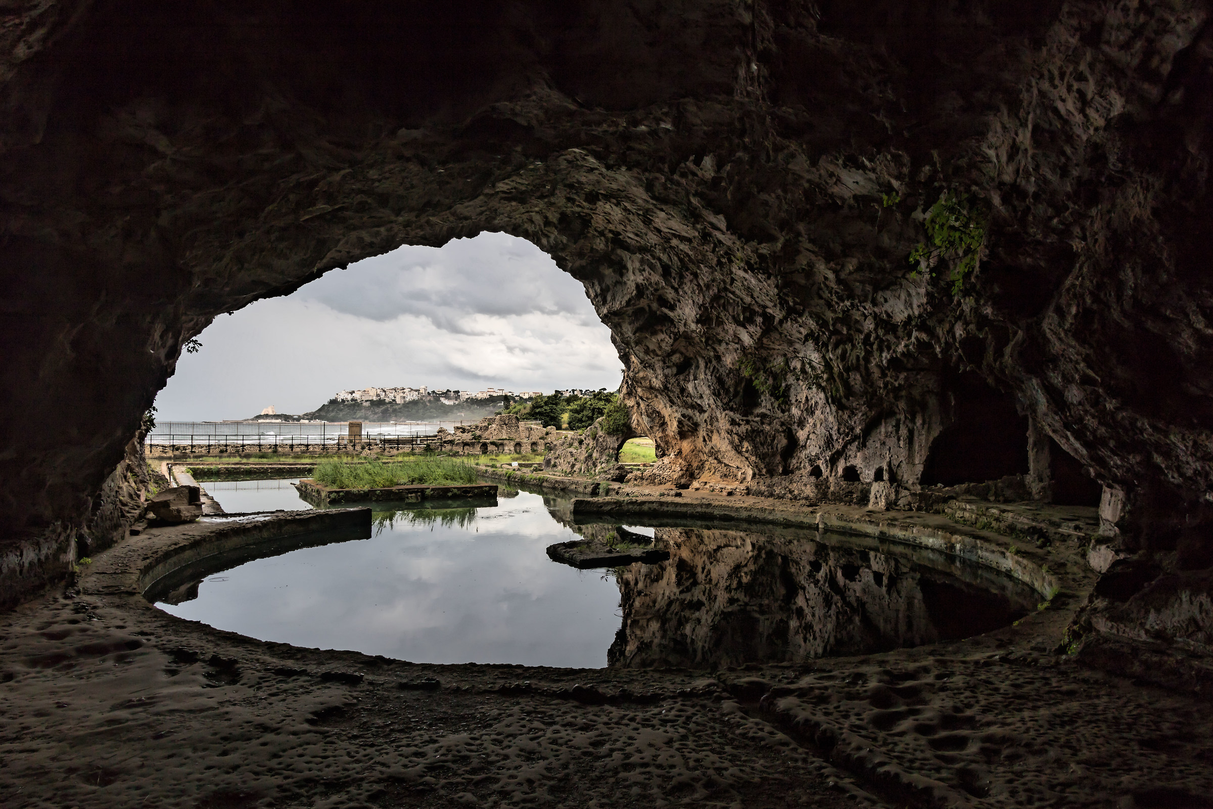 Sperlonga view from the cave of Tiberius
