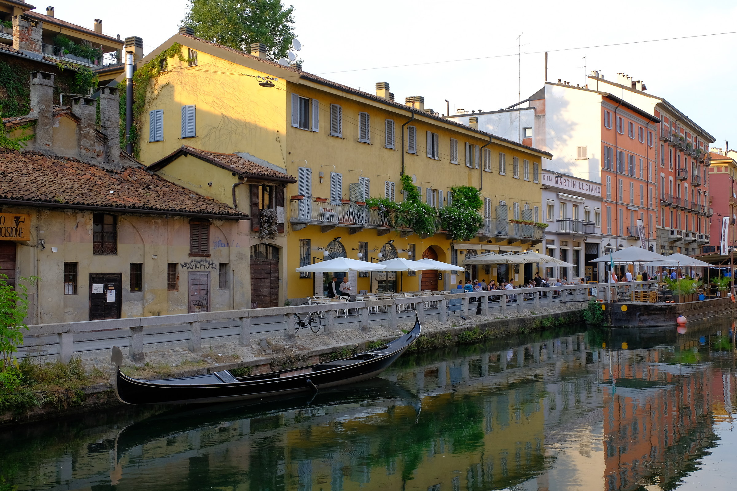 Una gondola nel Naviglio 1