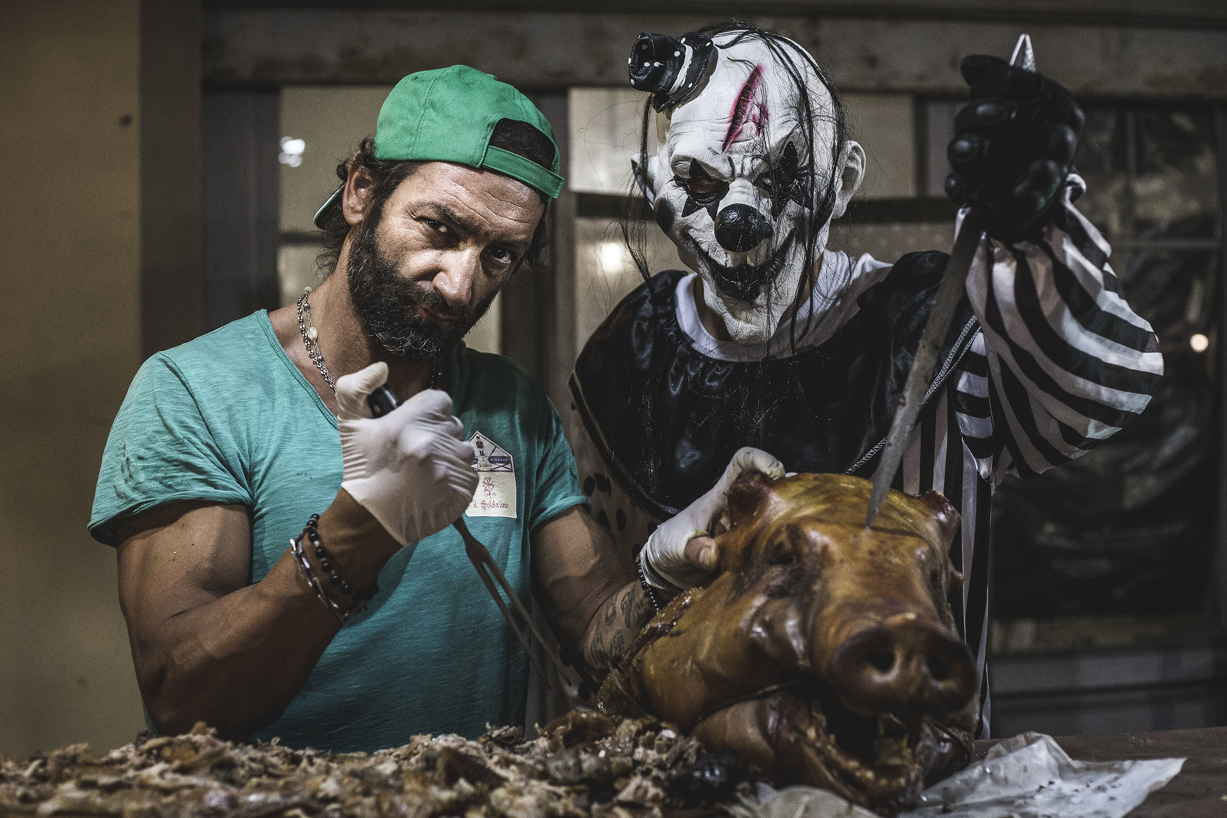 Porchettaro e clown