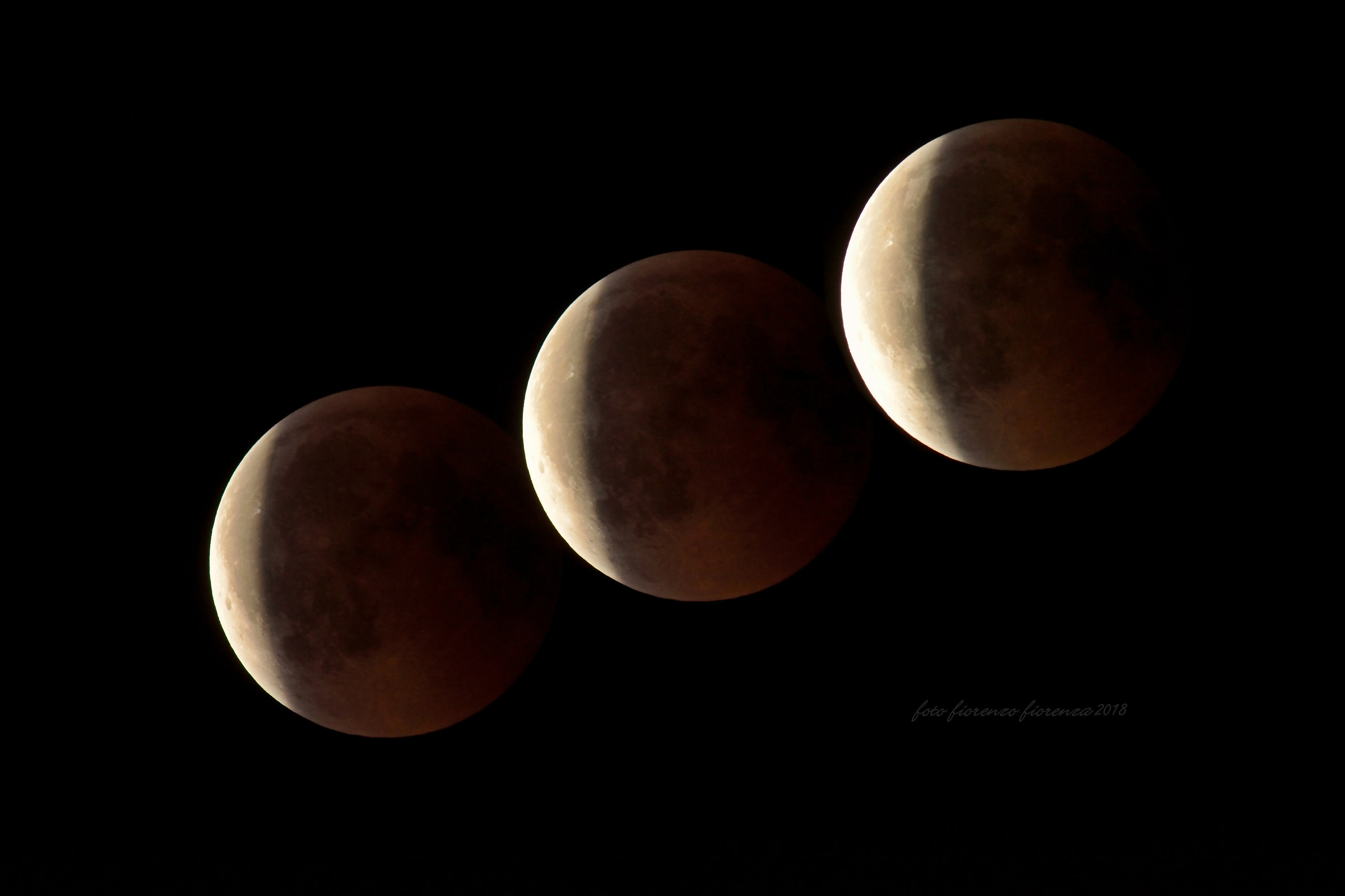 Lunar Eclipse-Multiexposure