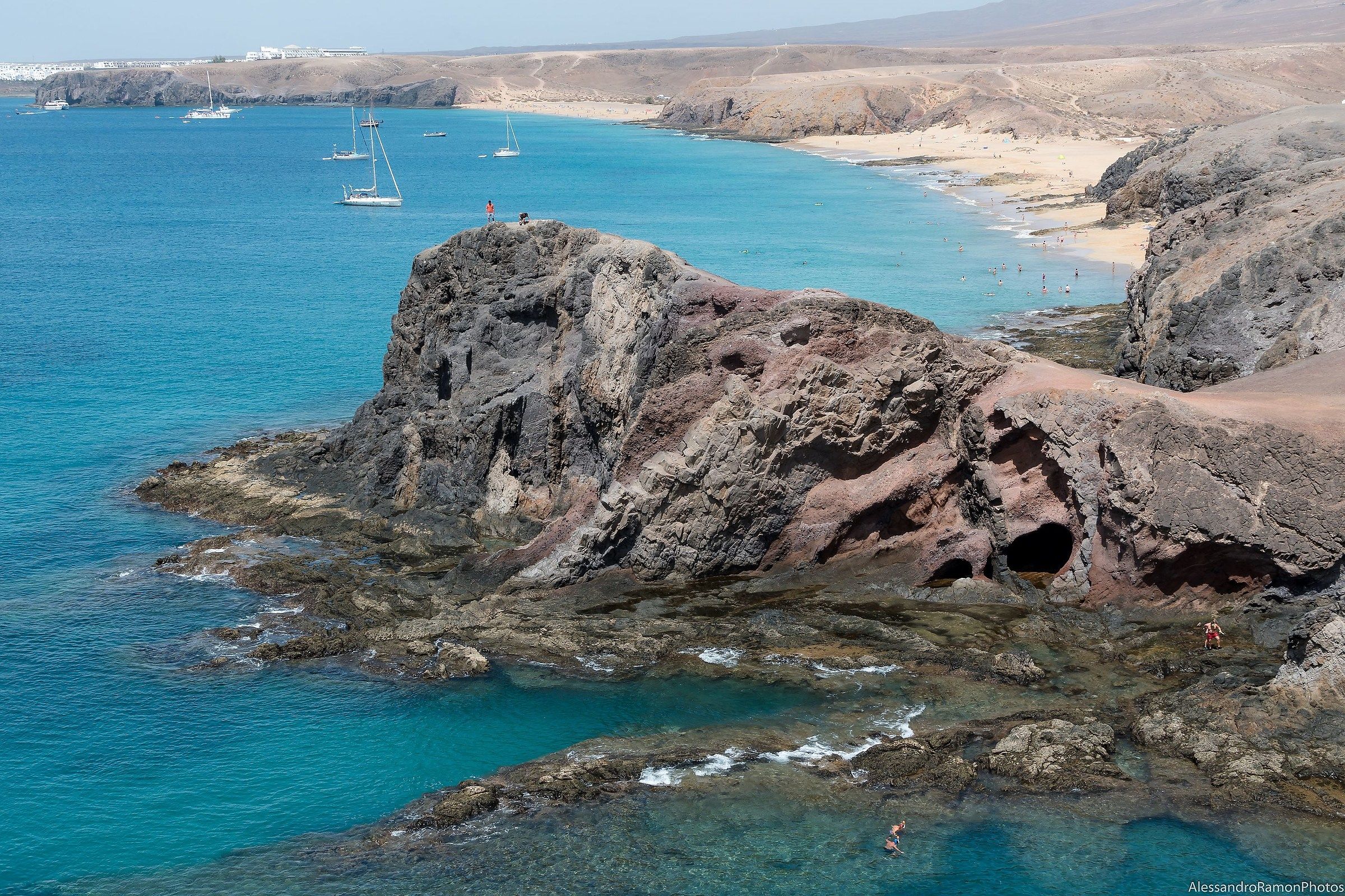 Vista da Playa de Papagayo