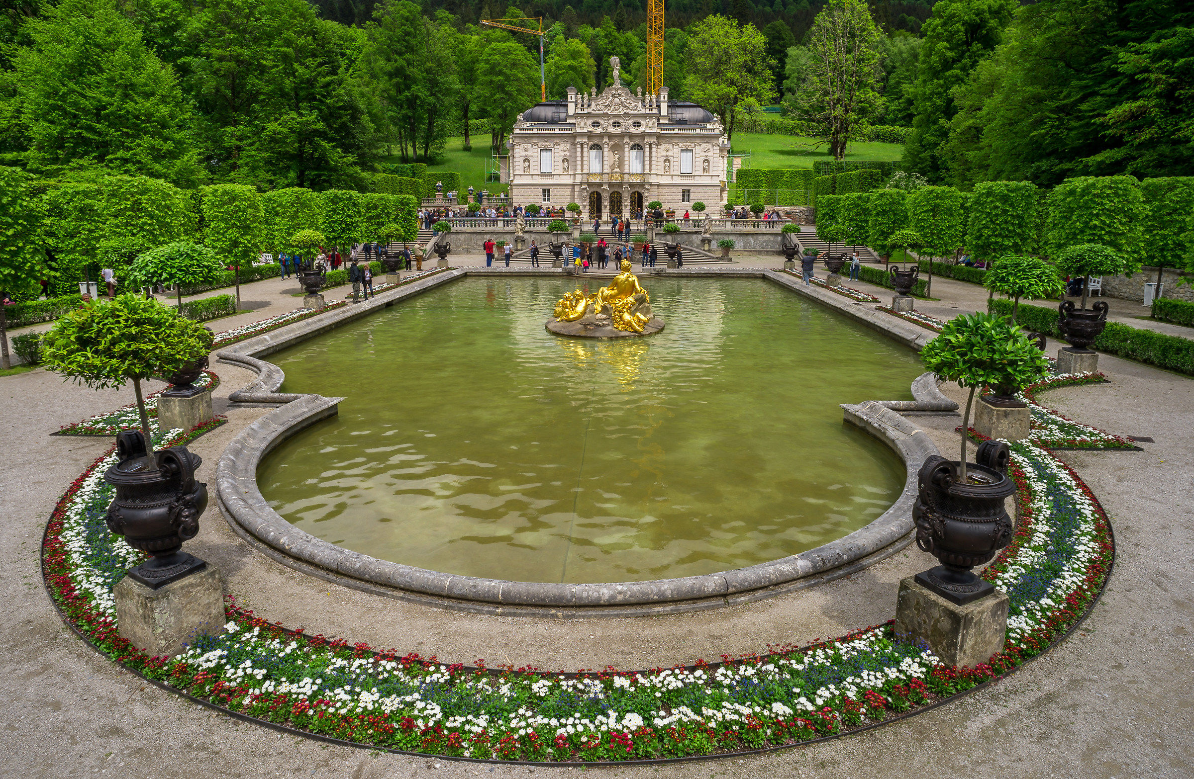 Linderhof Kastle, in restauro...