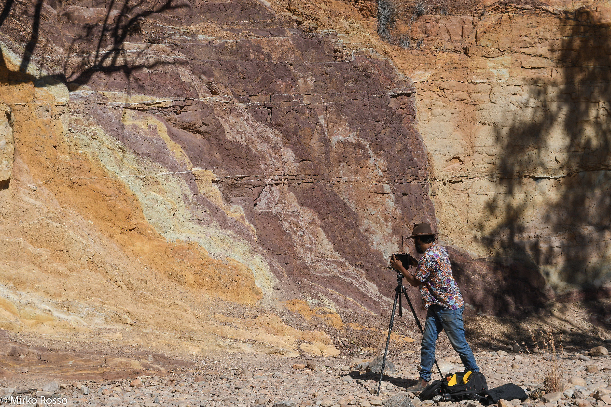 Shooting at the photographer