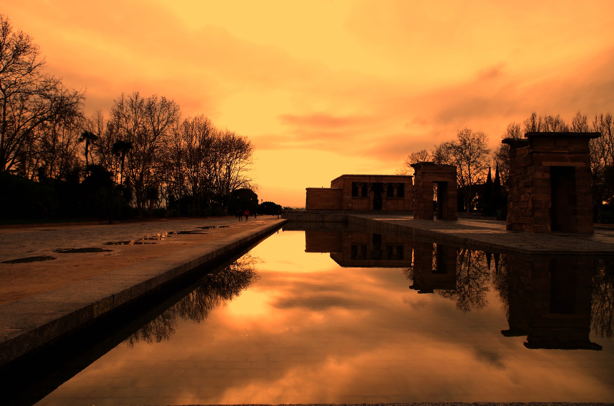 Sunset at Debod Temple-Spain