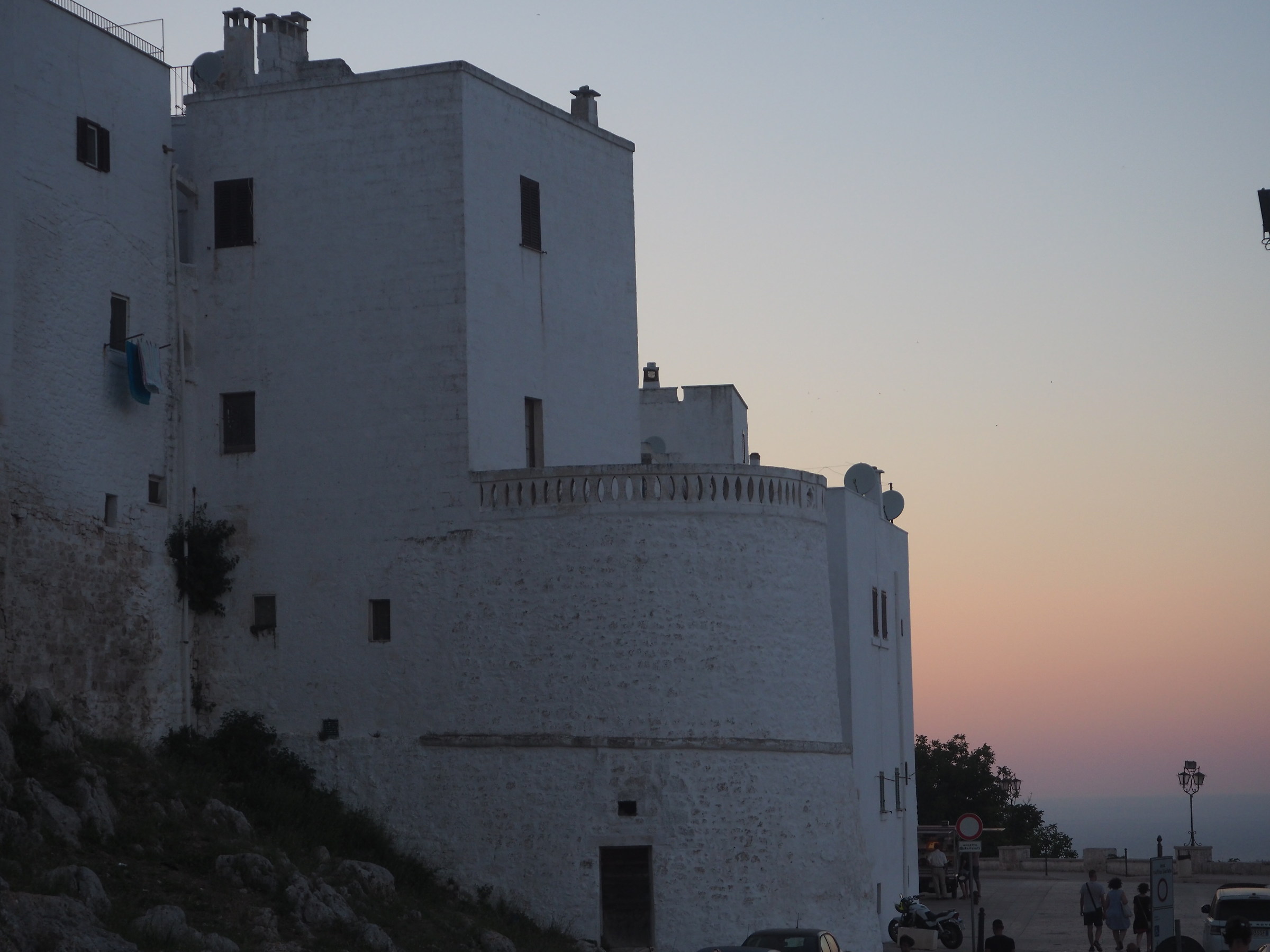 Ostuni at sunset