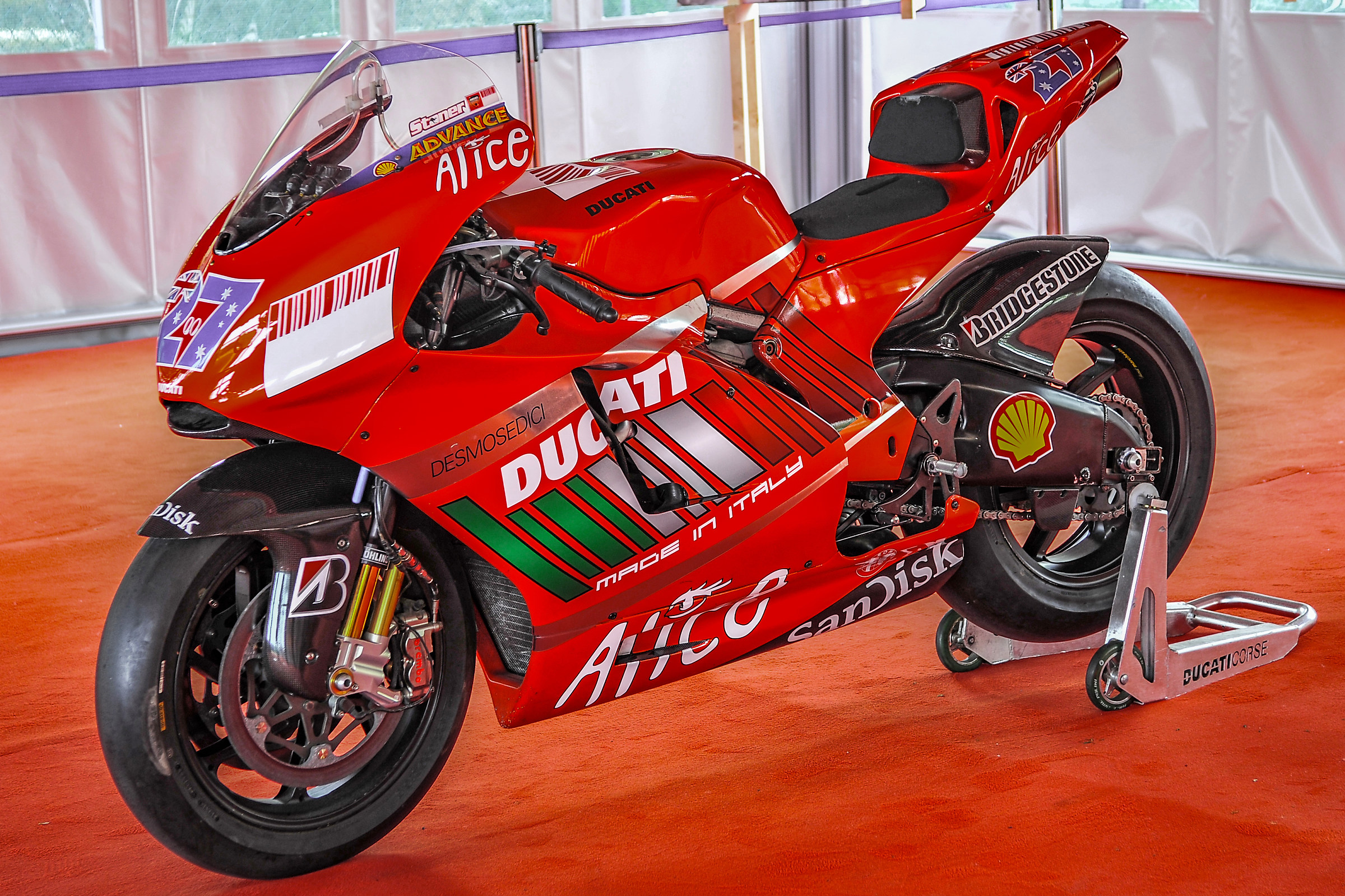 Ducati Desmosedici Campione 2007 con Stoner